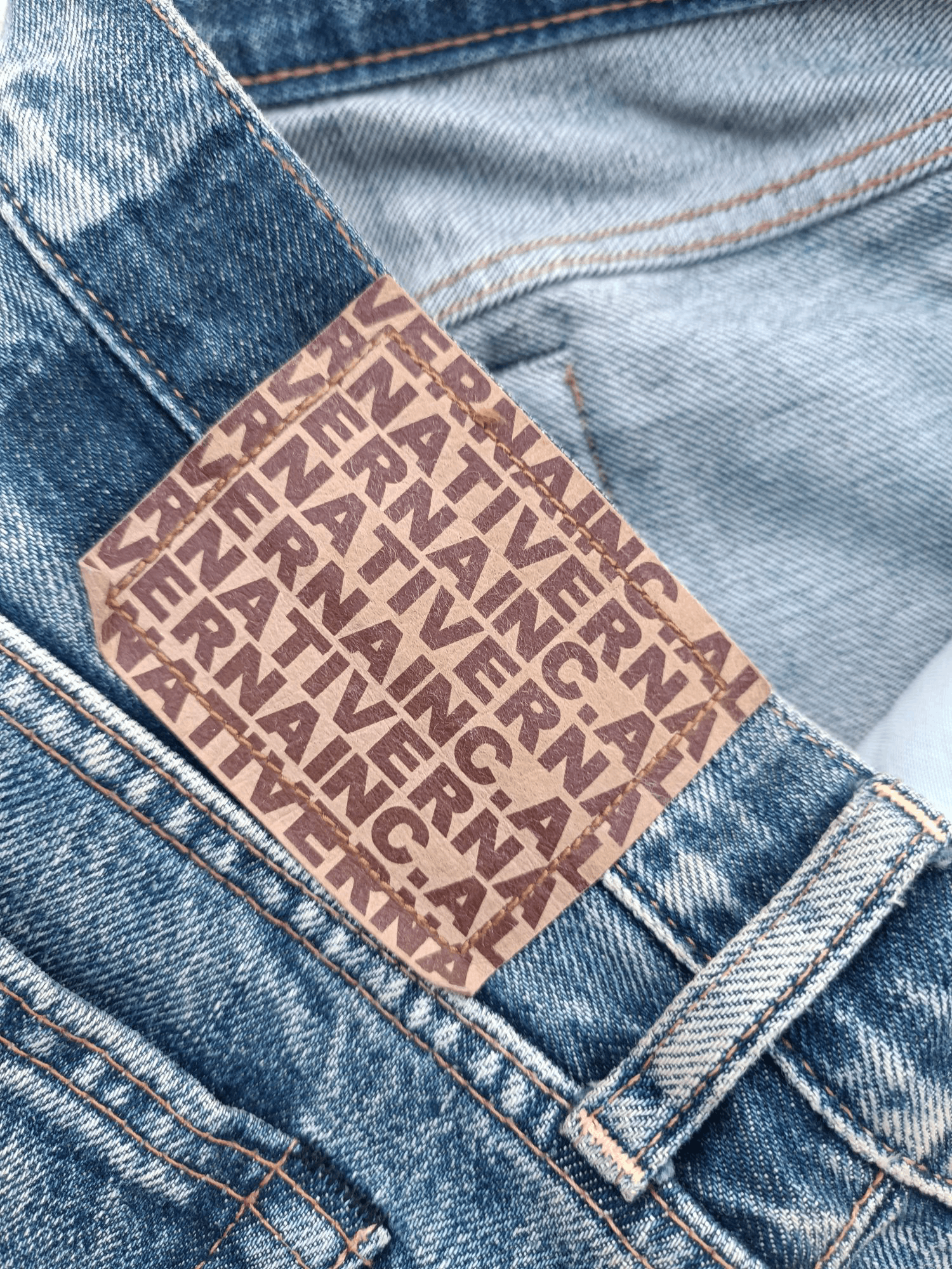 Japanese Brand × Vintage Japanase Brand RNA Inc Distressed Whiskers Faded Denim E220 Size US 34 / EU 50 - 12 Thumbnail