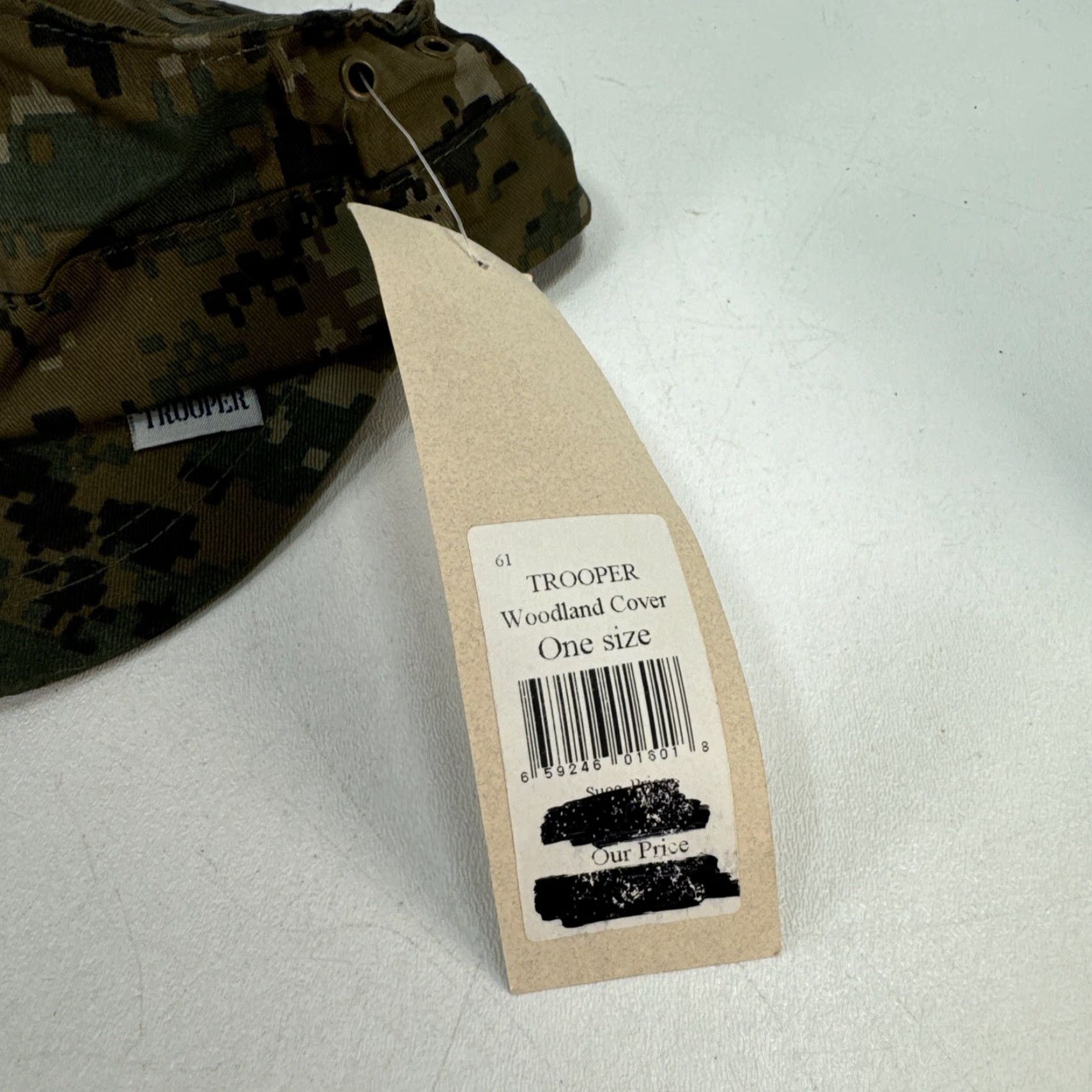 Roper VINTAGE Marines Trooper Military Cadet Hat Cap Camouflage Adult Strapback NEW Size ONE SIZE - 3 Thumbnail