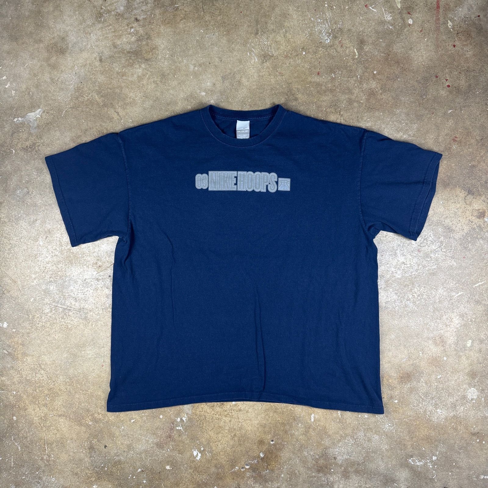Nike Nike Hoops T-Shirt Men’s 2XL Navy Blue 03 Basketball Vintage Size US XXL / EU 58 / 5 - 1 Thumbnail