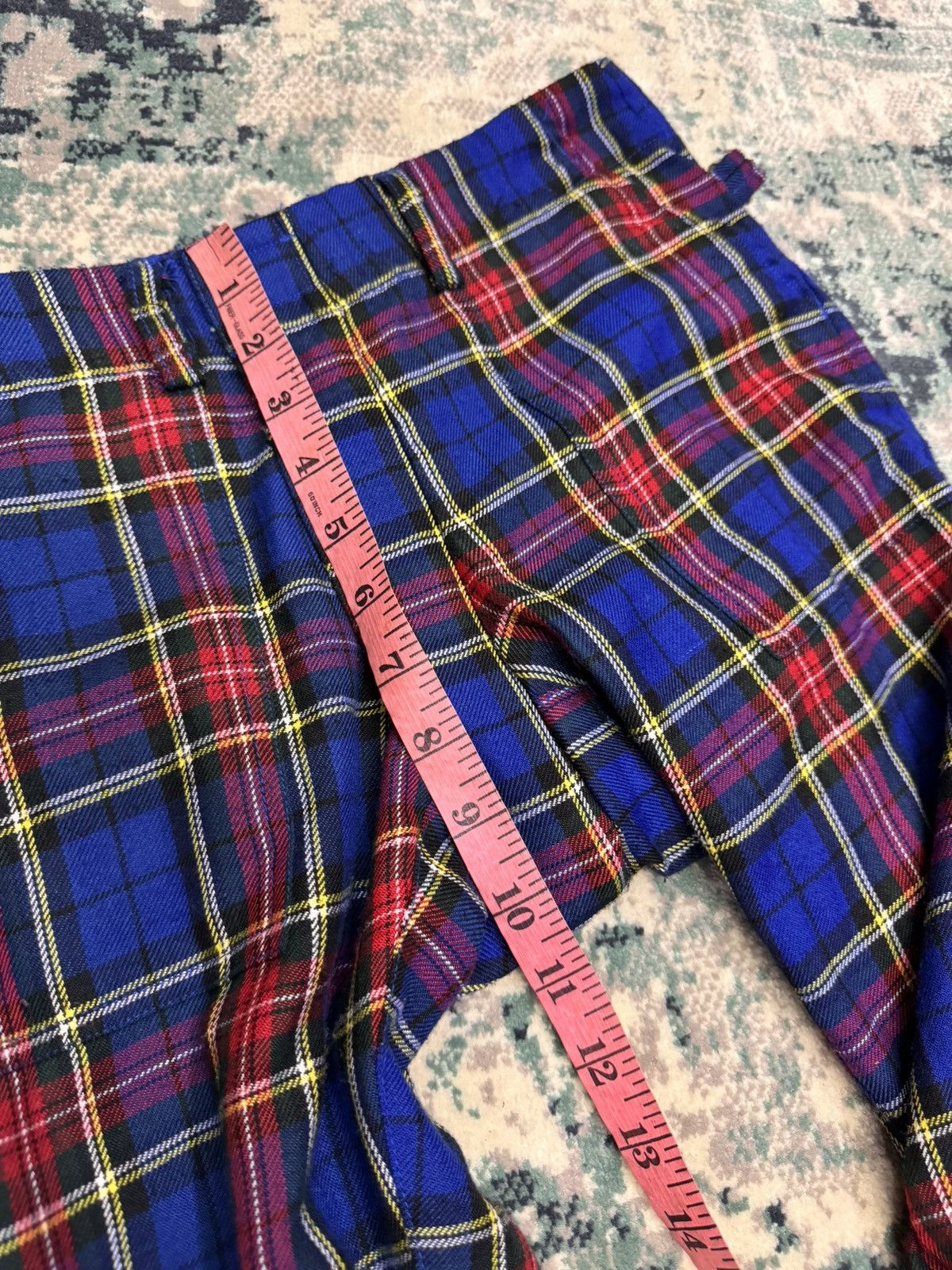 Japanese Brand SEXY DYNAMITE LONDON MULTIZIPPER BONDAGE TARTAN PANTS Size US 30 / EU 46 - 14 Thumbnail