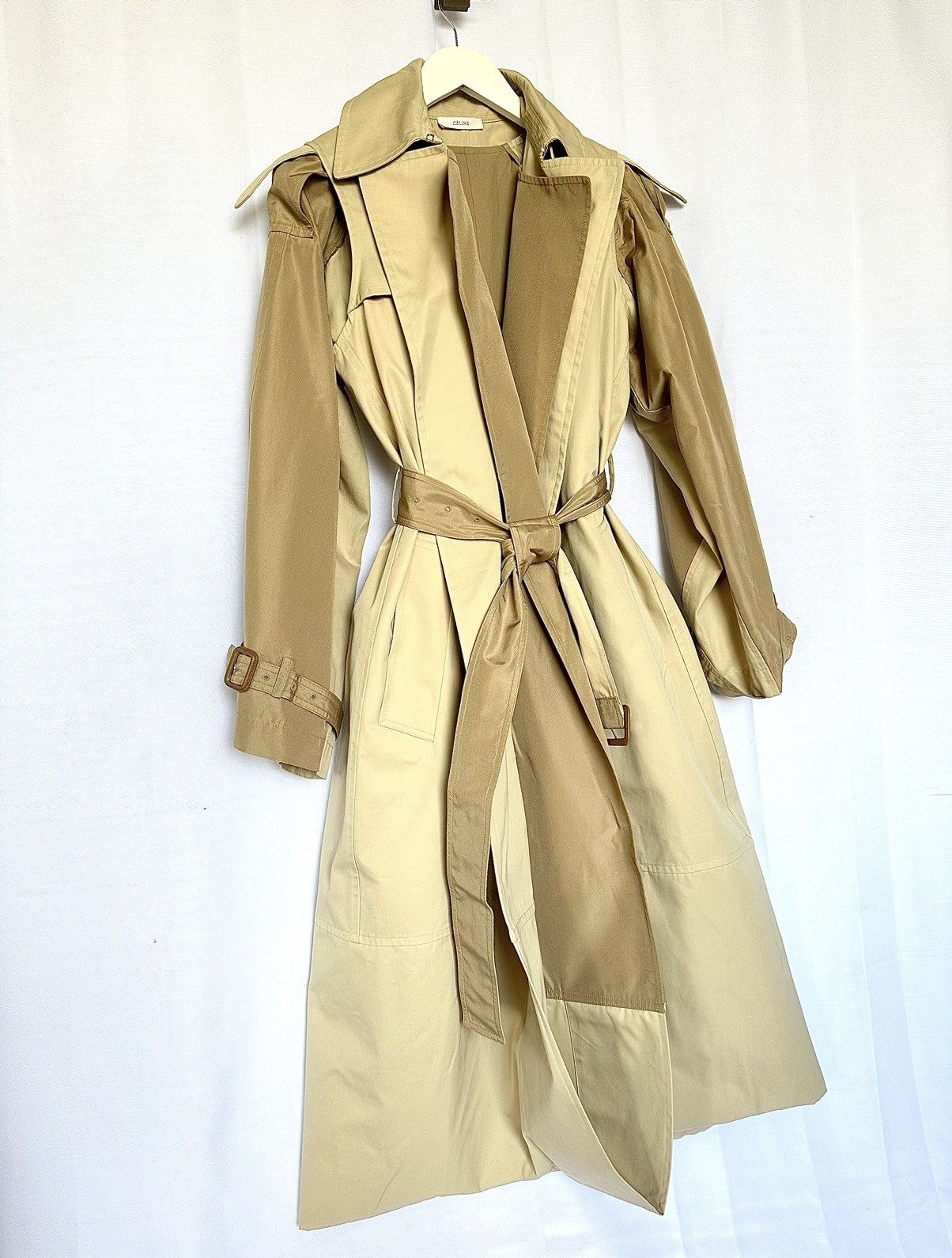 Celine Céline Phoebe Philo era double layered trend coat Size XS / US 0-2 / IT 36-38 - 1 Thumbnail