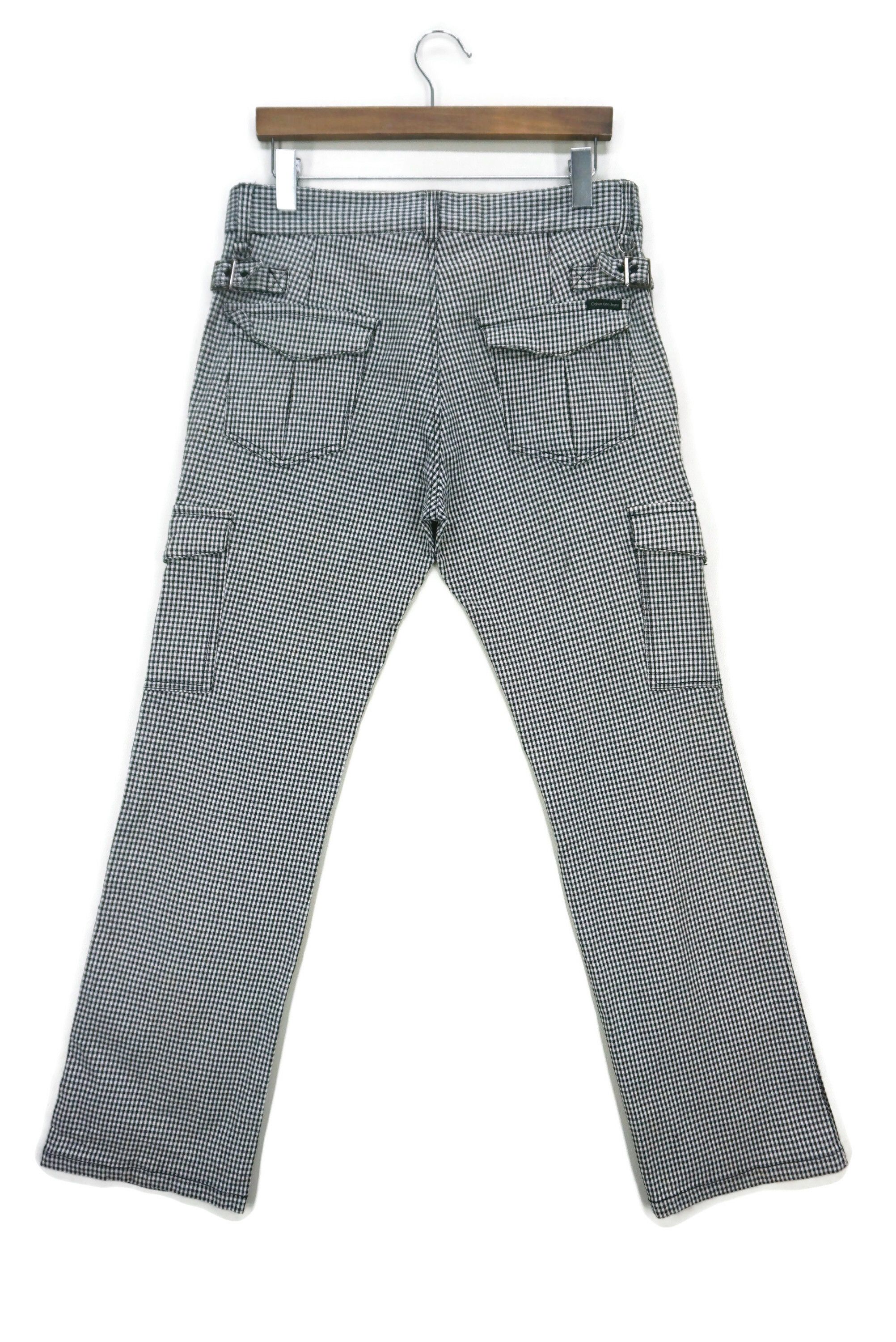 Calvin Klein CK Pants Size W34xL31 Checkered Tactical Golf Cargo Pants Size US 34 / EU 50 - 2 Thumbnail
