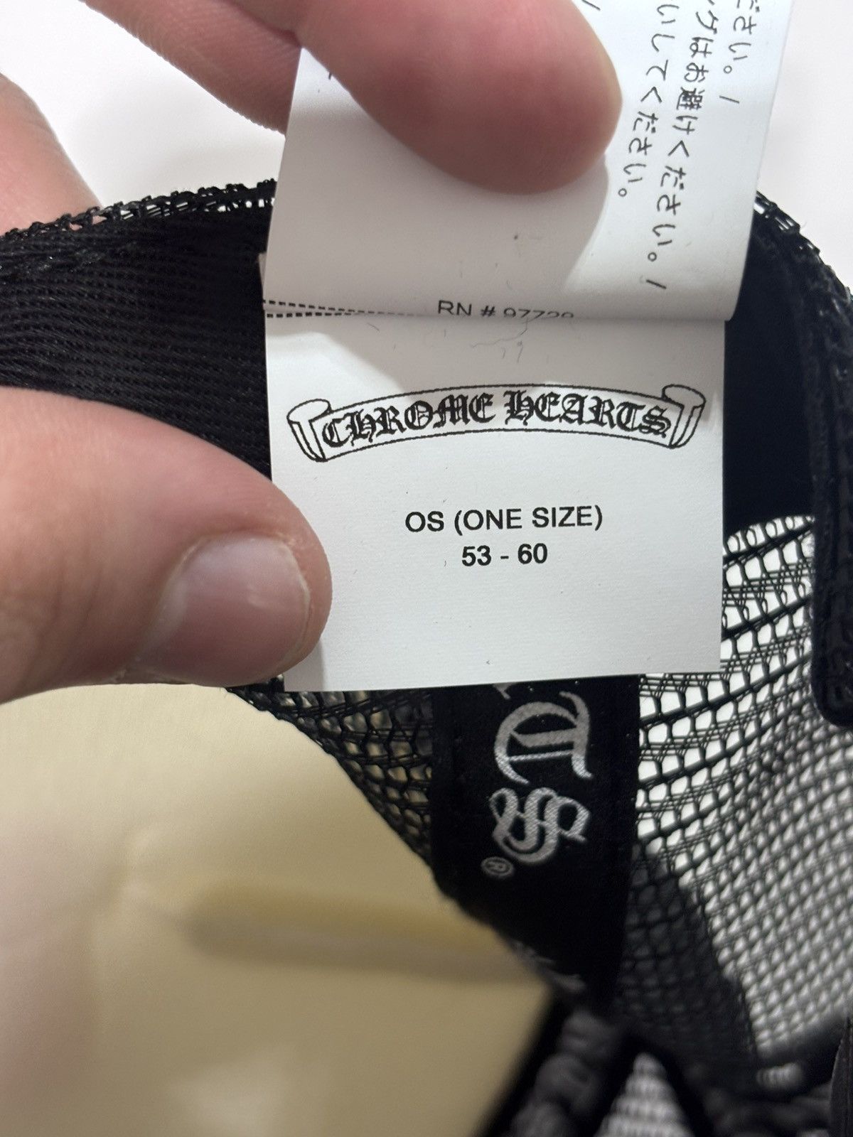 Chrome Hearts Chrome Hearts Eyechart Trucker Hat Size ONE SIZE - 11 Thumbnail