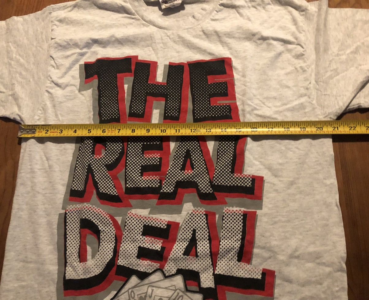 Vintage Vintage 90s Exacalibur “The Real Deal” T Shirt S/L Size US L / EU 52-54 / 3 - 6 Thumbnail