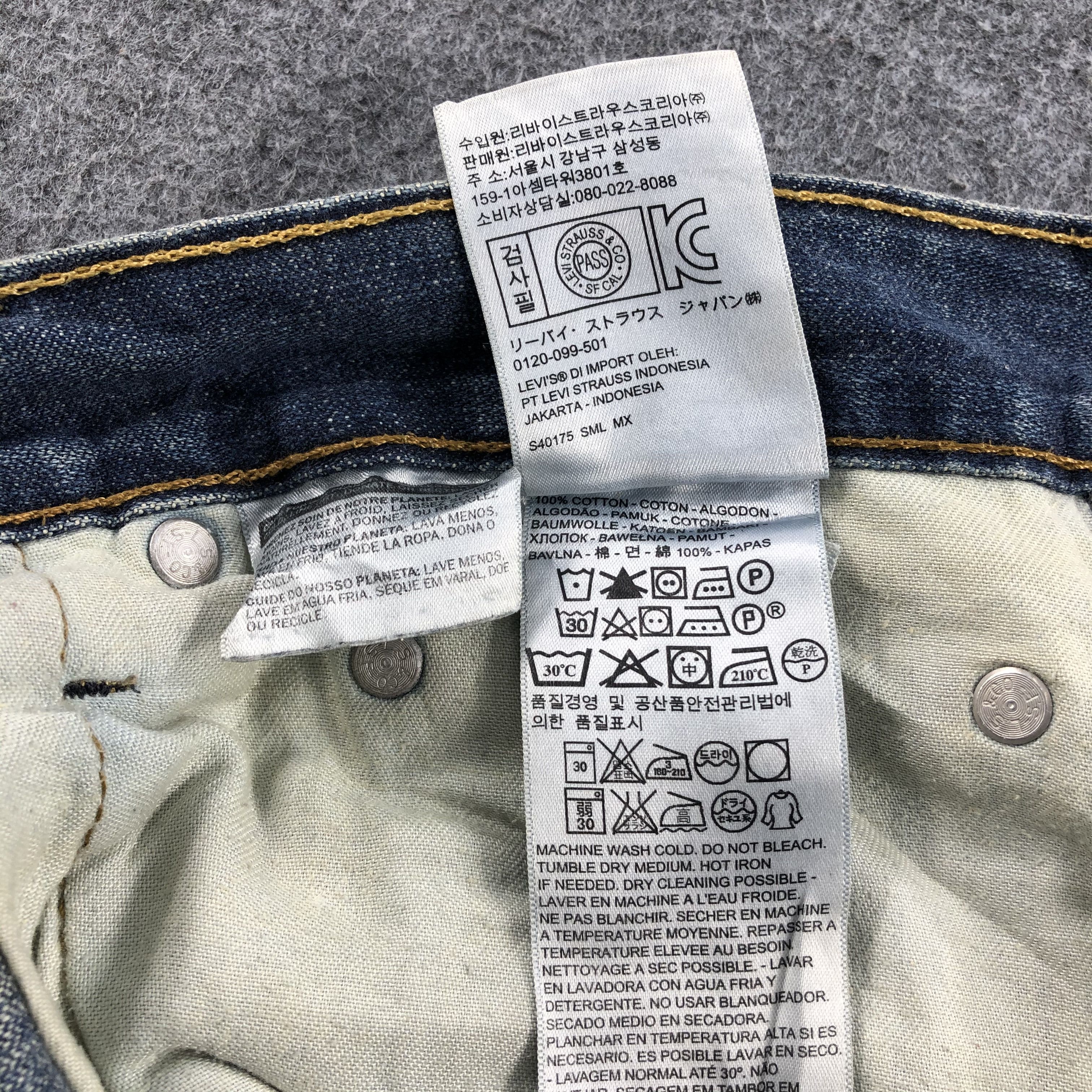 Levi's Vintage Distress Levis 514 Jeans-JM1138 Size US 36 / EU 52 - 11 Thumbnail