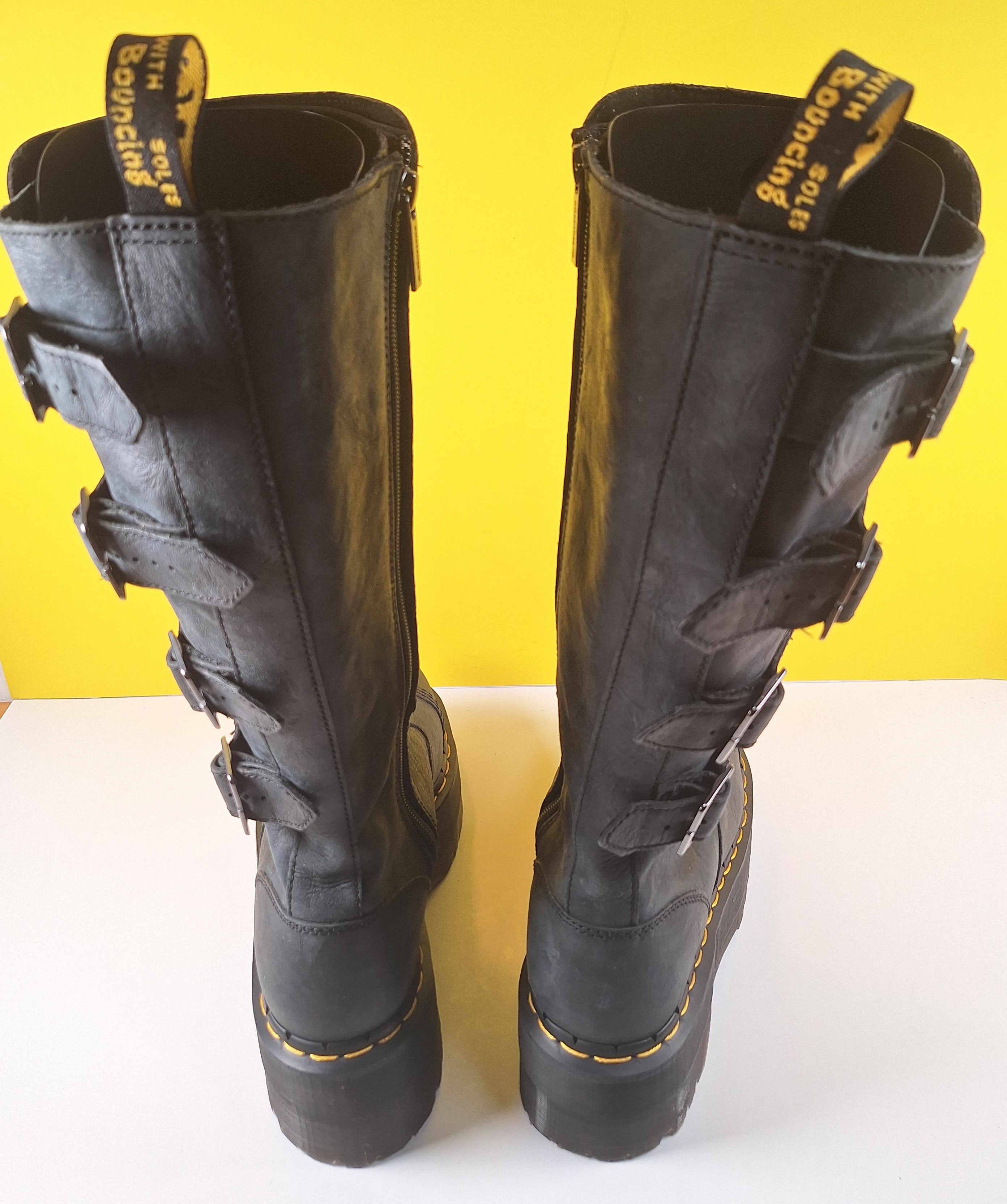 Dr. Martens Dr Martens Jadon Max GRD Hardware US 8 Platform Armor Rare Size US 8 / IT 38 - 7 Thumbnail