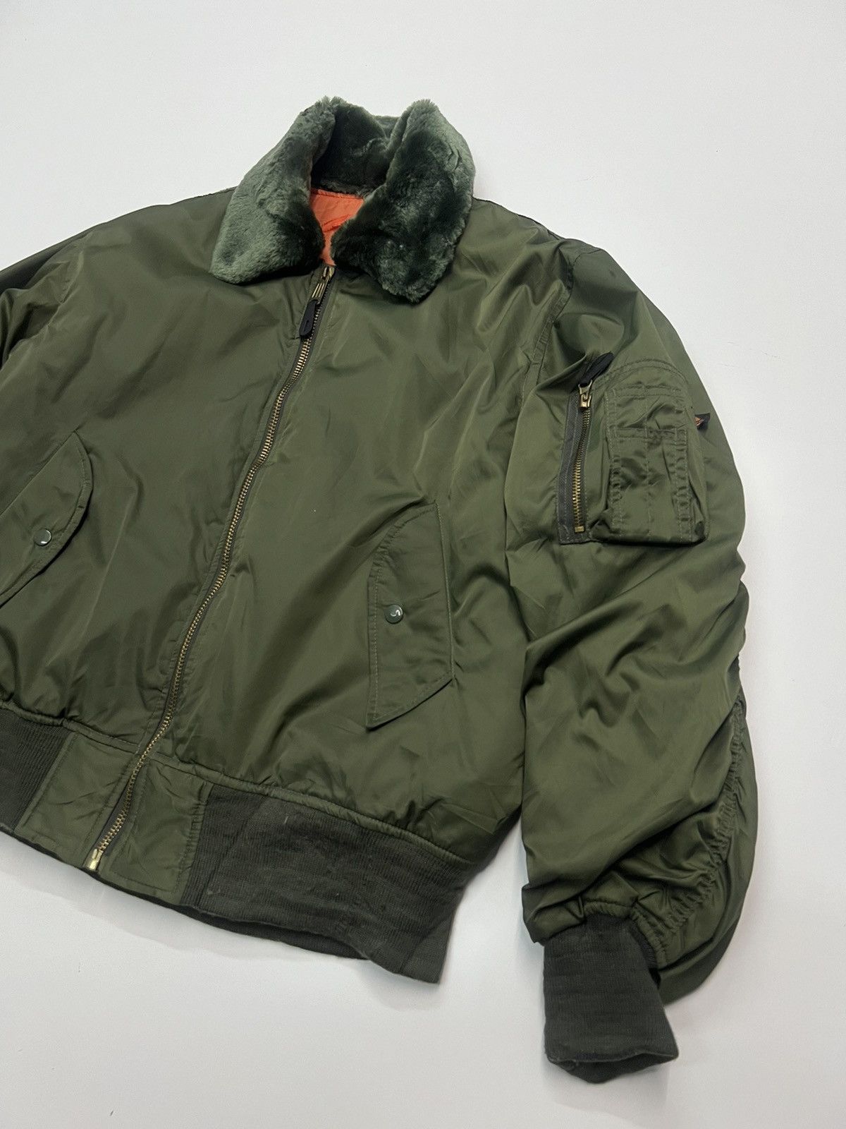 Other BOMBER JACKET FLYER'S MAN TYPE MA-2 Size US L / EU 52-54 / 3 - 3 Thumbnail