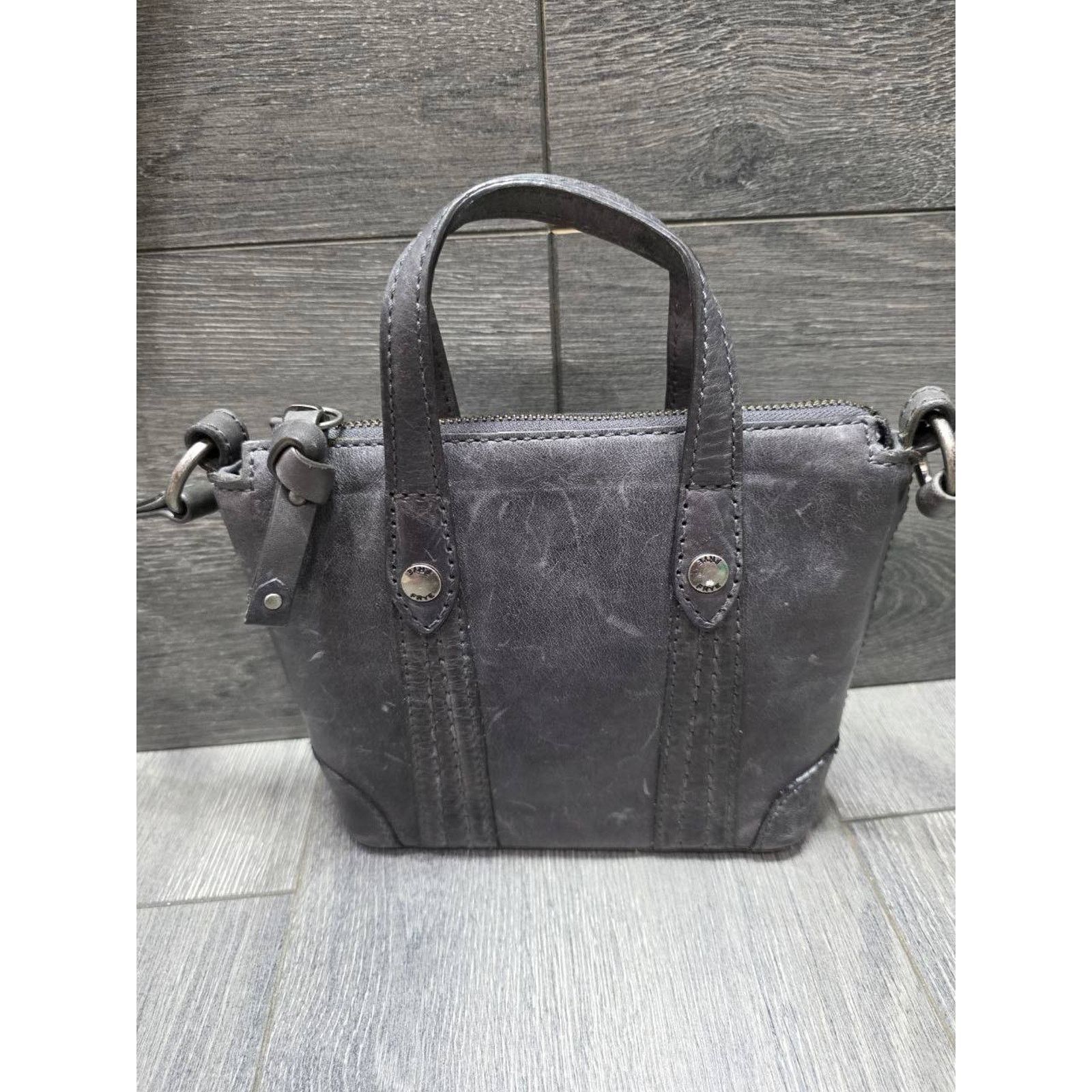 Frye FRYE Mini Melissa Leather Crossbody Shopper Bag B000440 Size ONE SIZE - 4 Thumbnail
