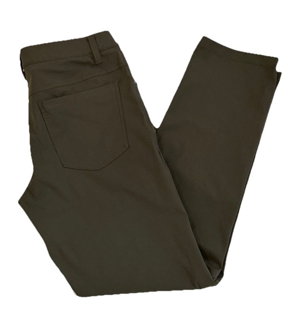 Lululemon LULULEMON ABC PANT CLASSIC FIT 5 POCKETS GREEN GATOR 28Wx28L Size US 28 / EU 44 - 1 Thumbnail
