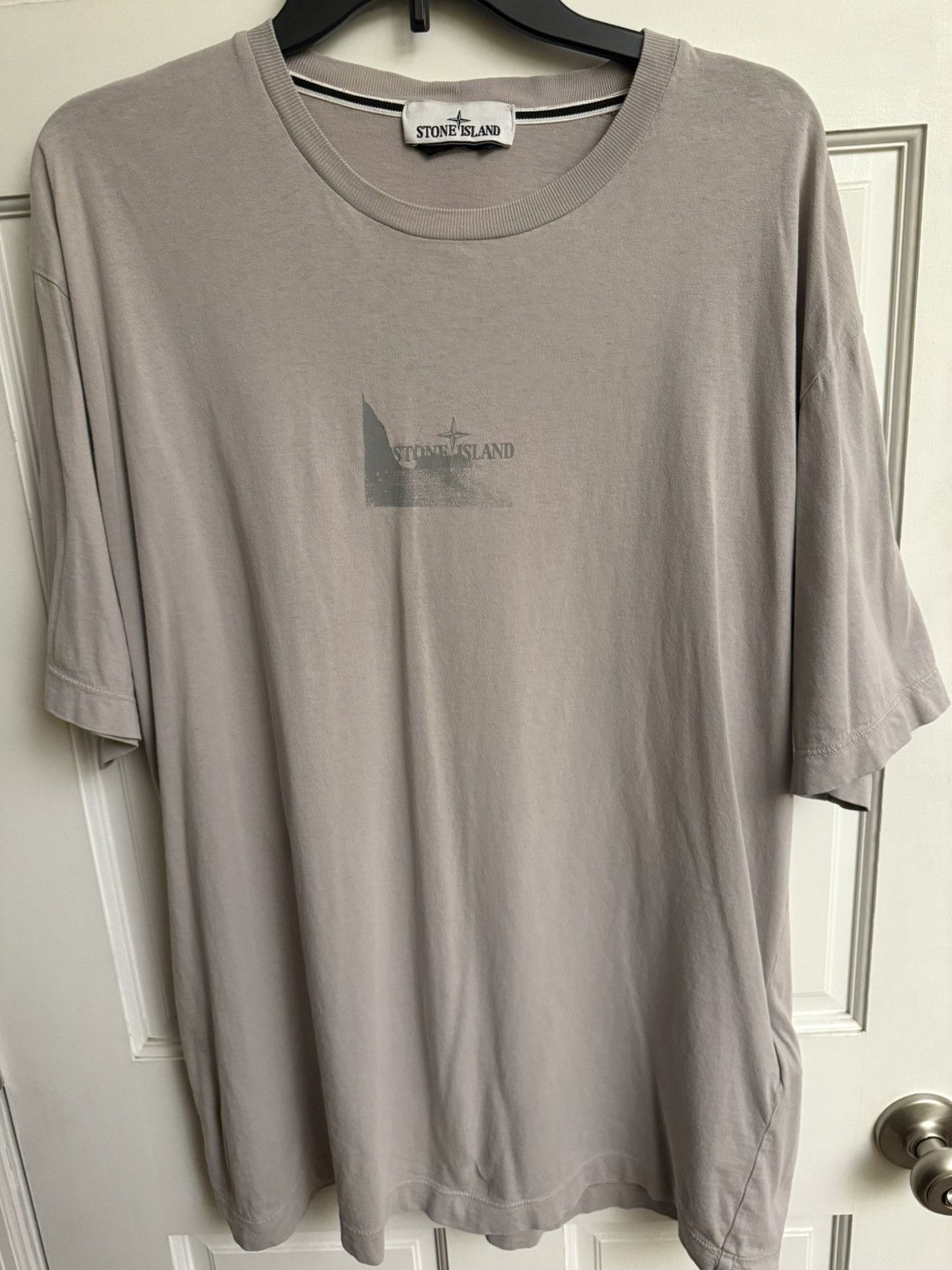Stone Island Reflective patch logo t shirt size XL