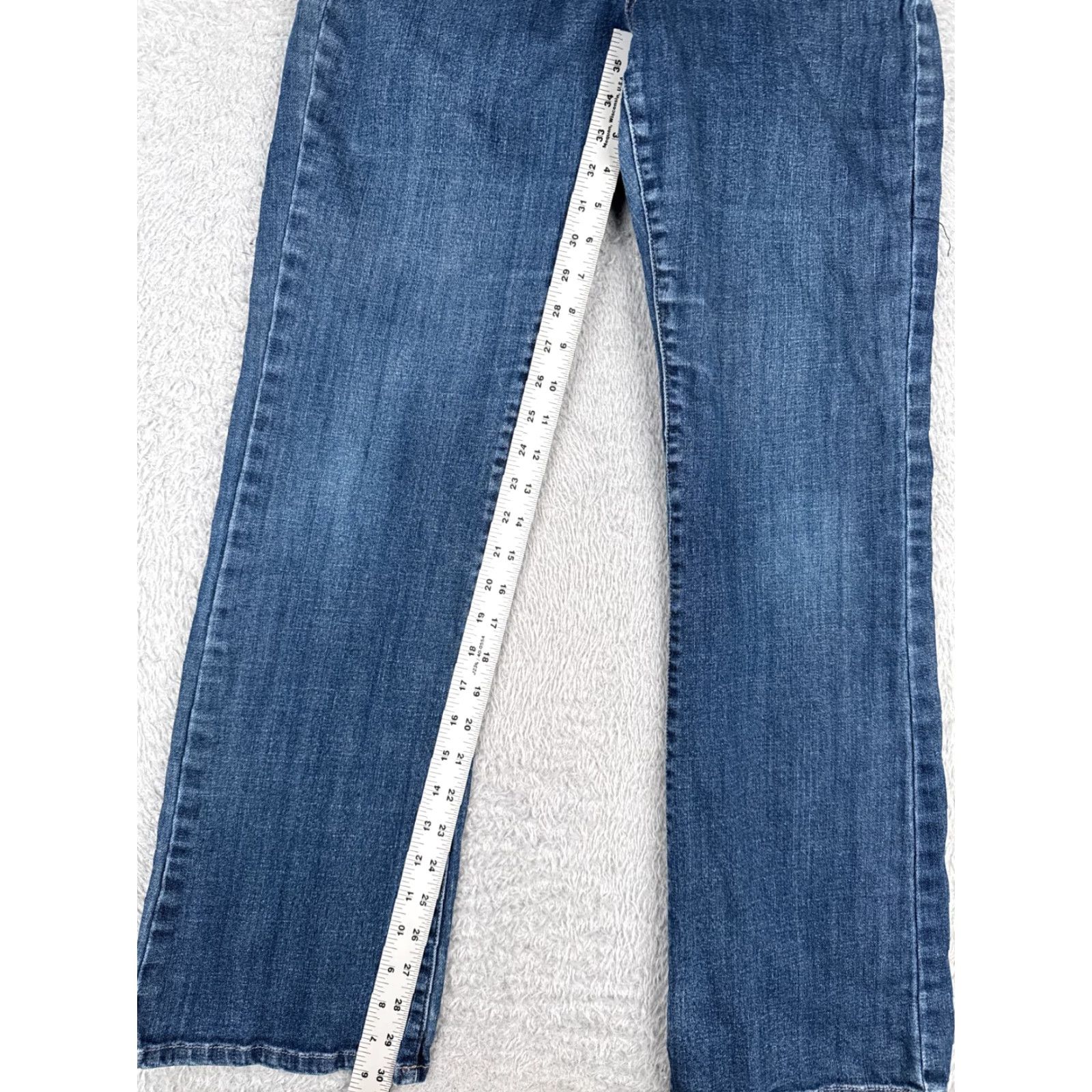 Lee Lee Women's Blue Denim Bootcut Jeans 27x30 Mid Rise Cotton Southwestern Style Size 27" / US 4 / IT 40 - 7 Thumbnail