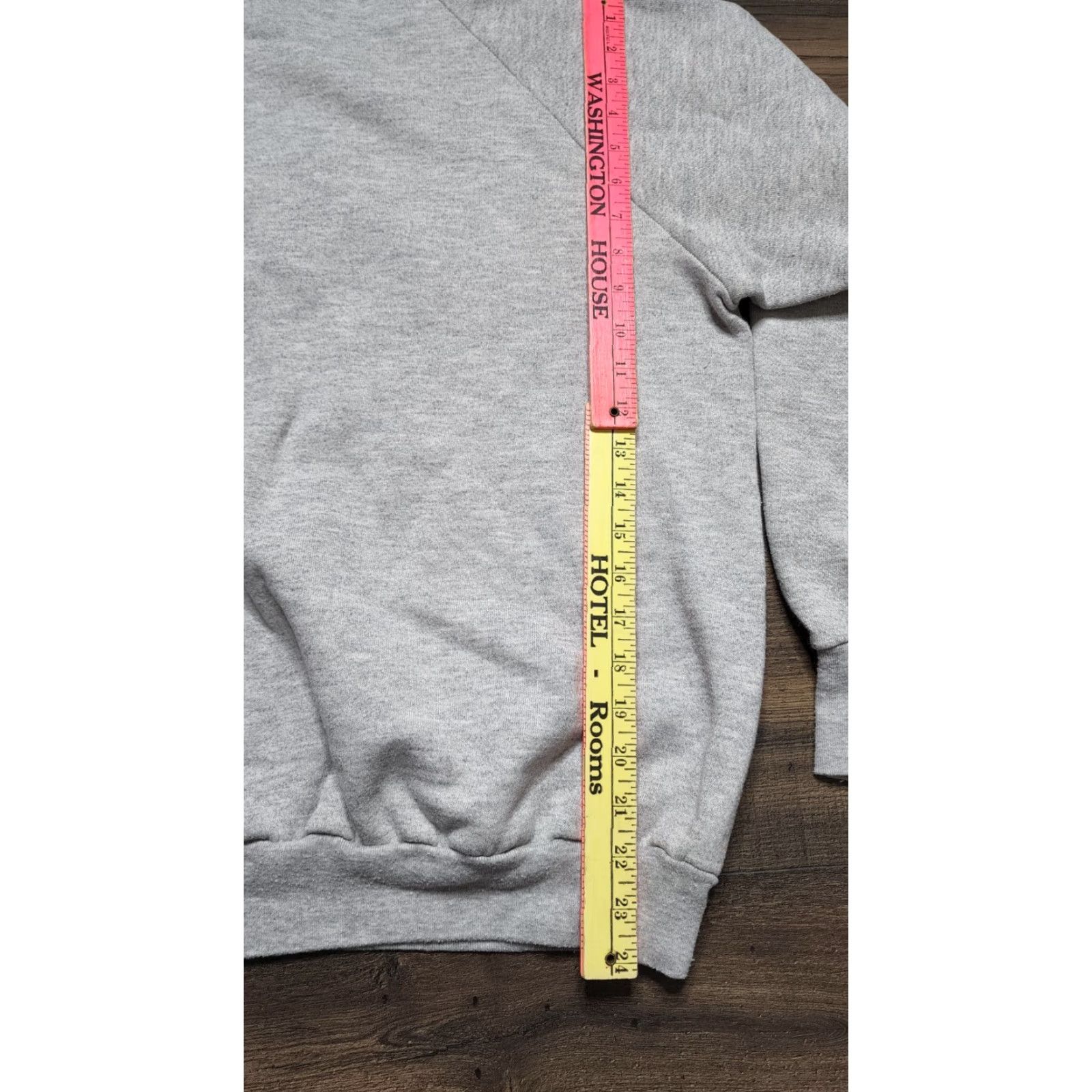 Fruit Of The Loom Vintage Mens L 80s 90s Washington D.C. Tourist Crewneck Sweatshirt Puff USA Puff Paint Gray Fruit of the Loom Crewneck Sweatshirt Size US L / EU 52-54 / 3 - 3 Thumbnail