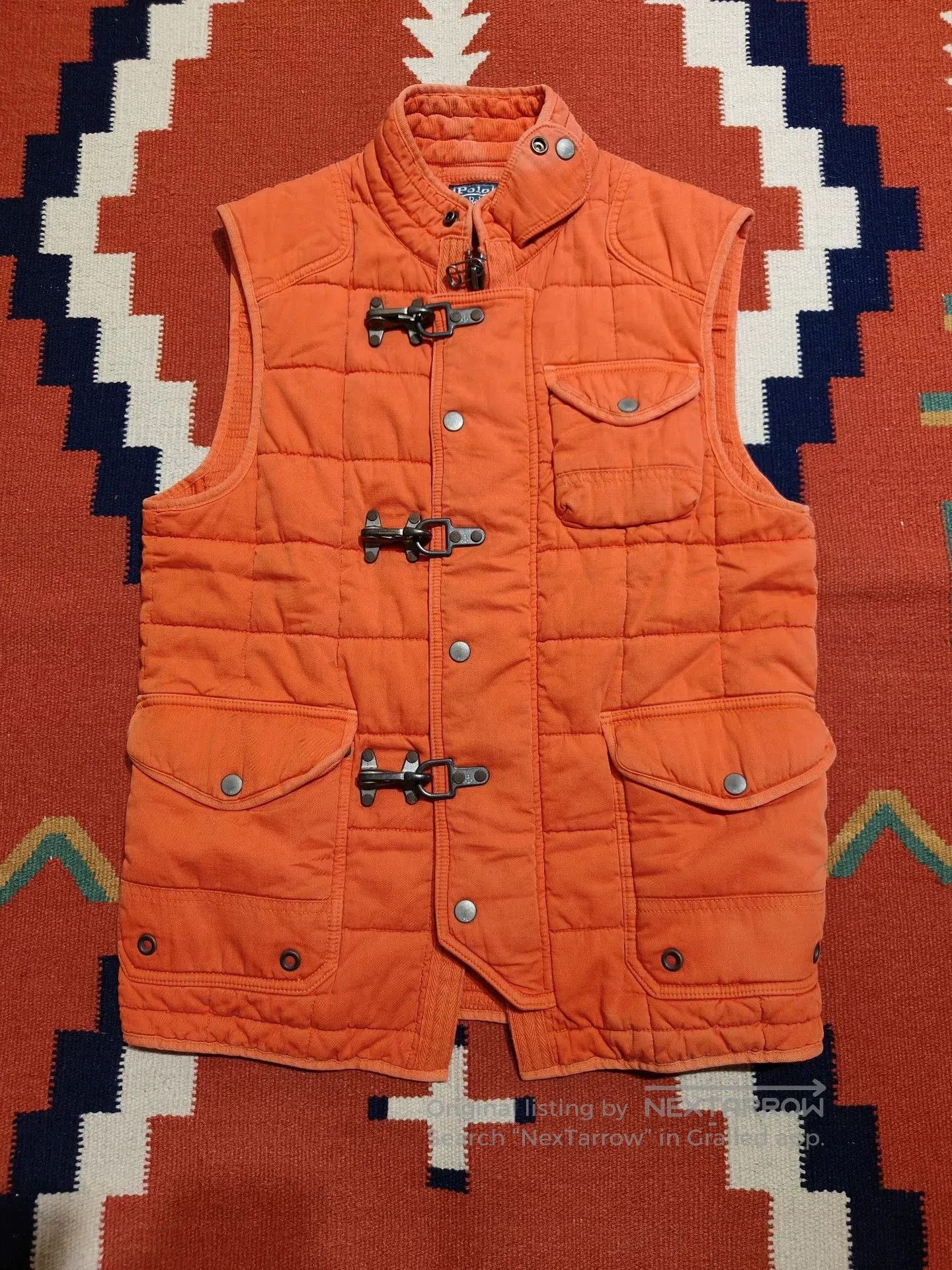 RRL Ralph Lauren Ralph Lauren Orange Heavy-Duty Vest. Size US S / EU 44-46 / 1 - 1 Thumbnail