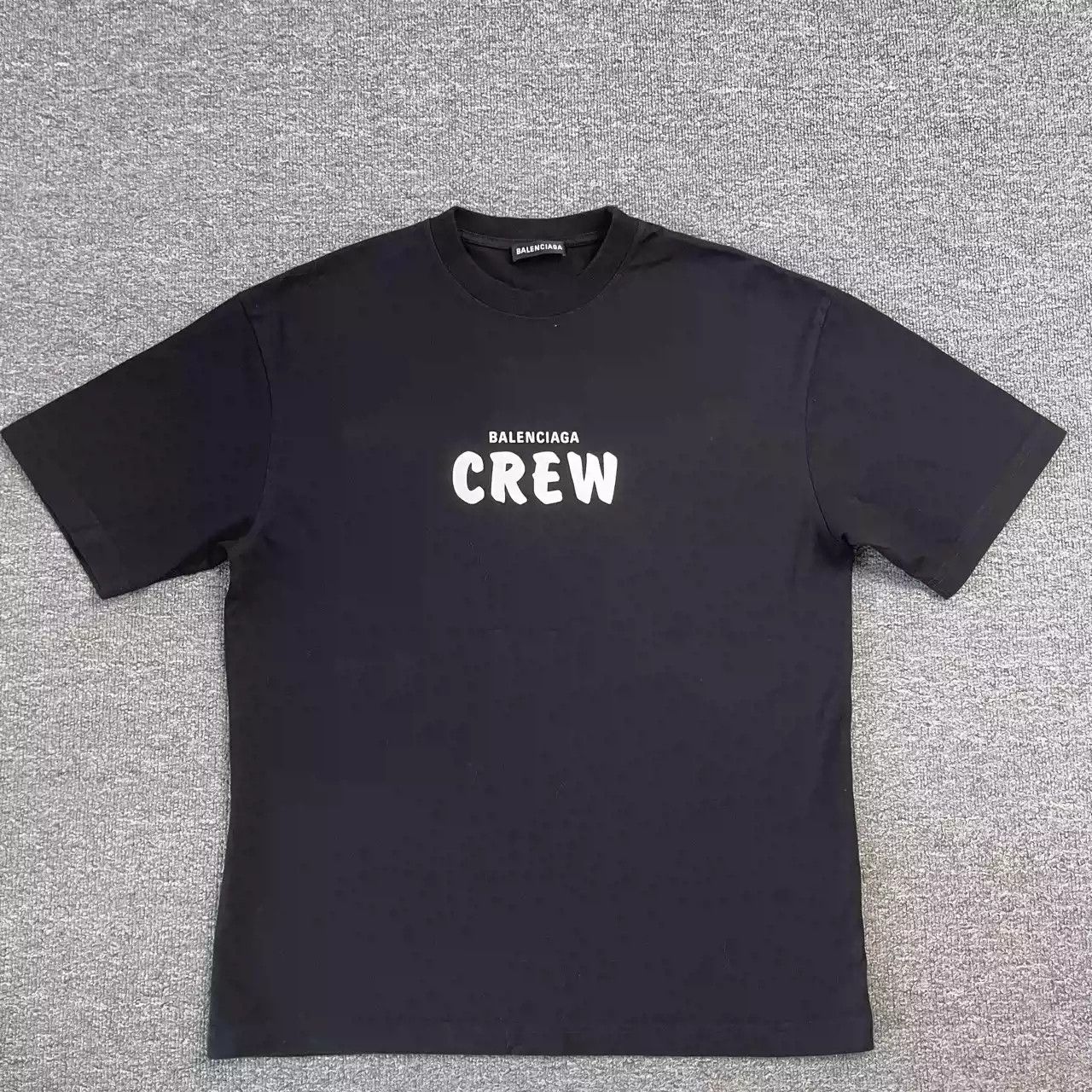Balenciaga Black Crew Short Sleeves