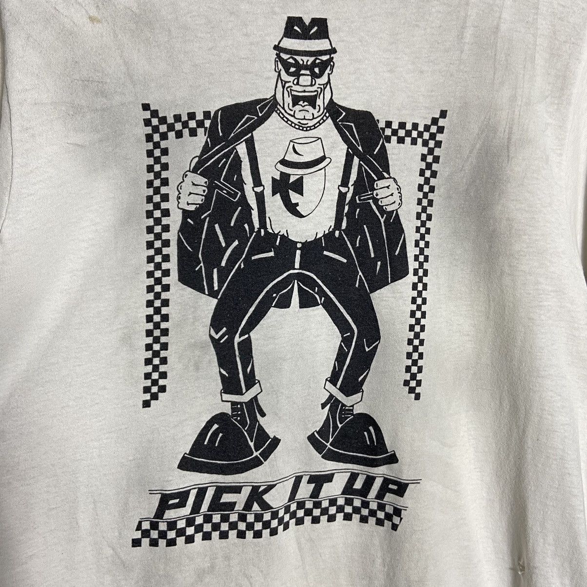 Band Tees × Vintage Vintage 90s Ska Punk Pick It Up Single Stitch Band Tee Size US M / EU 48-50 / 2 - 2 Thumbnail