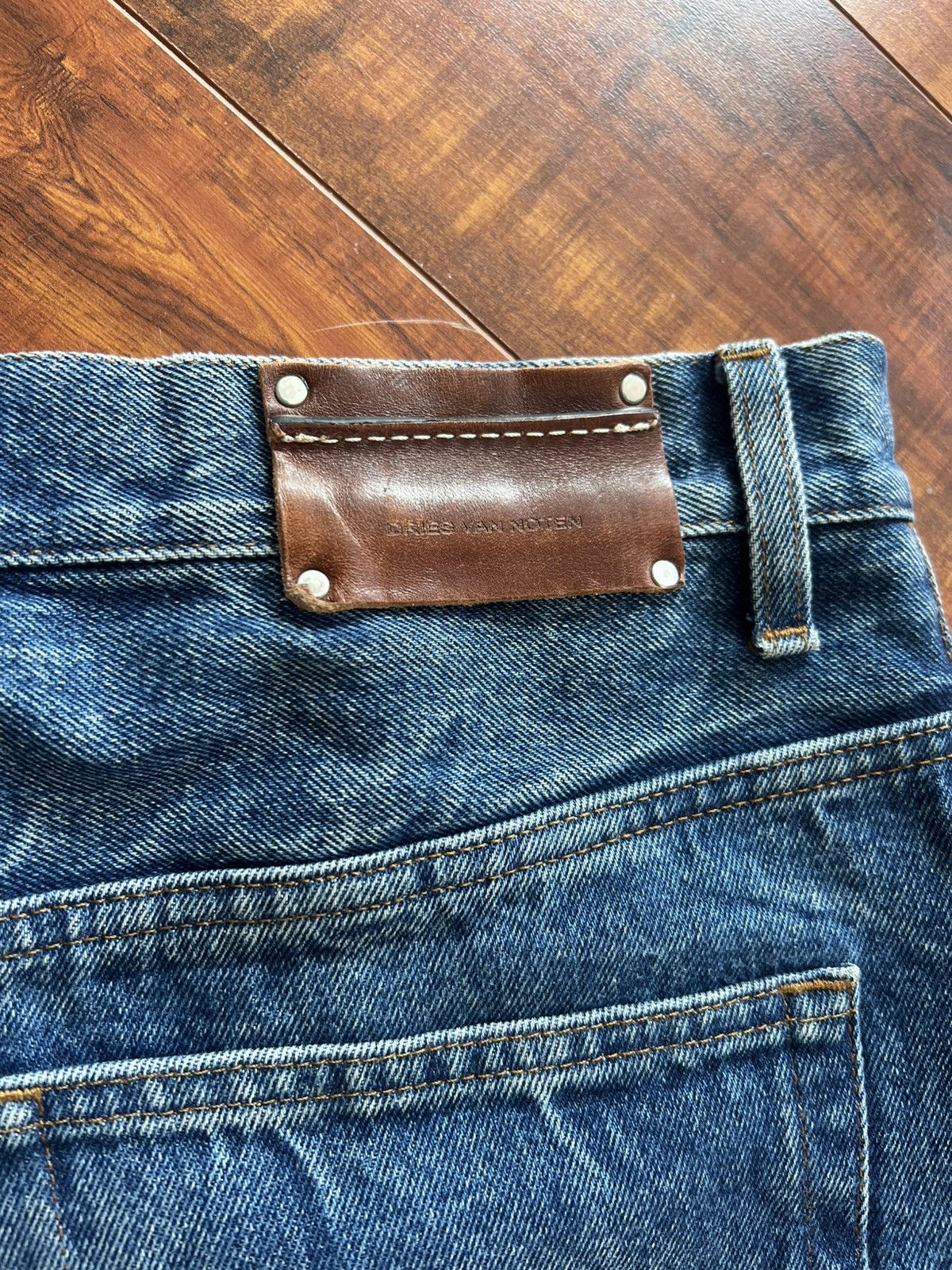 Dries Van Noten Dries Van Noten Marble Wash Denim Size US 34 / EU 50 - 6 Thumbnail