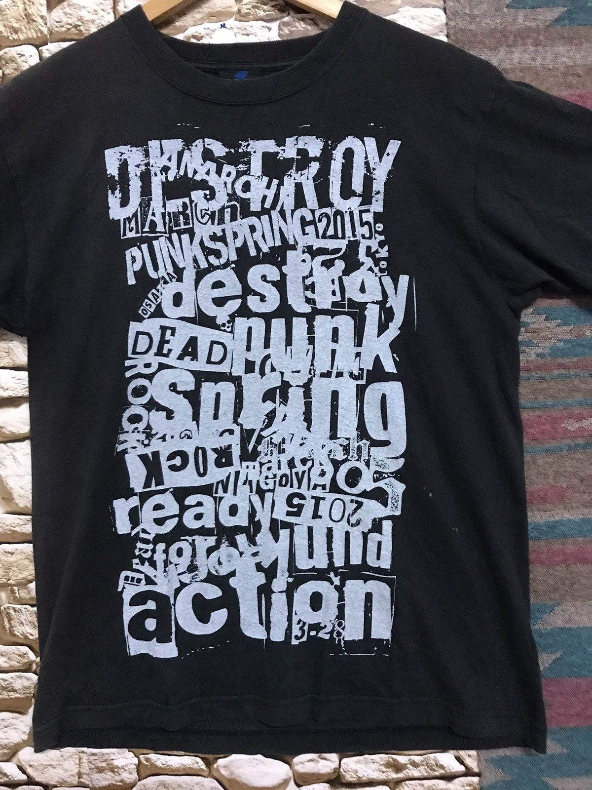 Destroy Anarchy PunkSpring 2015 Sunfaded Tees