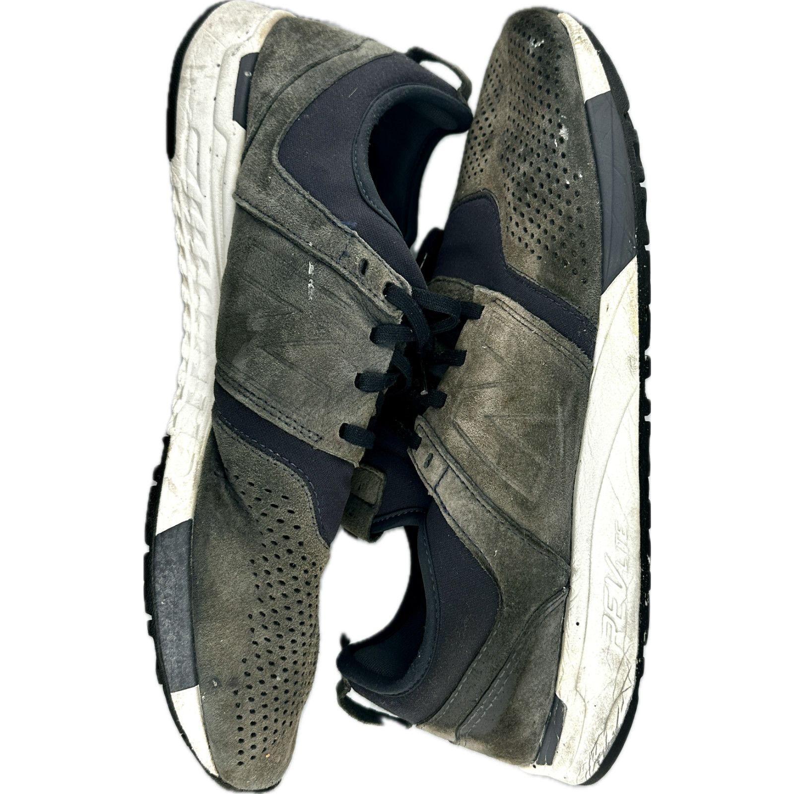 New Balance men 13 New Balance 247 Rev Lite Green Suede Mesh Running Size US 13 / EU 46 - 4 Thumbnail