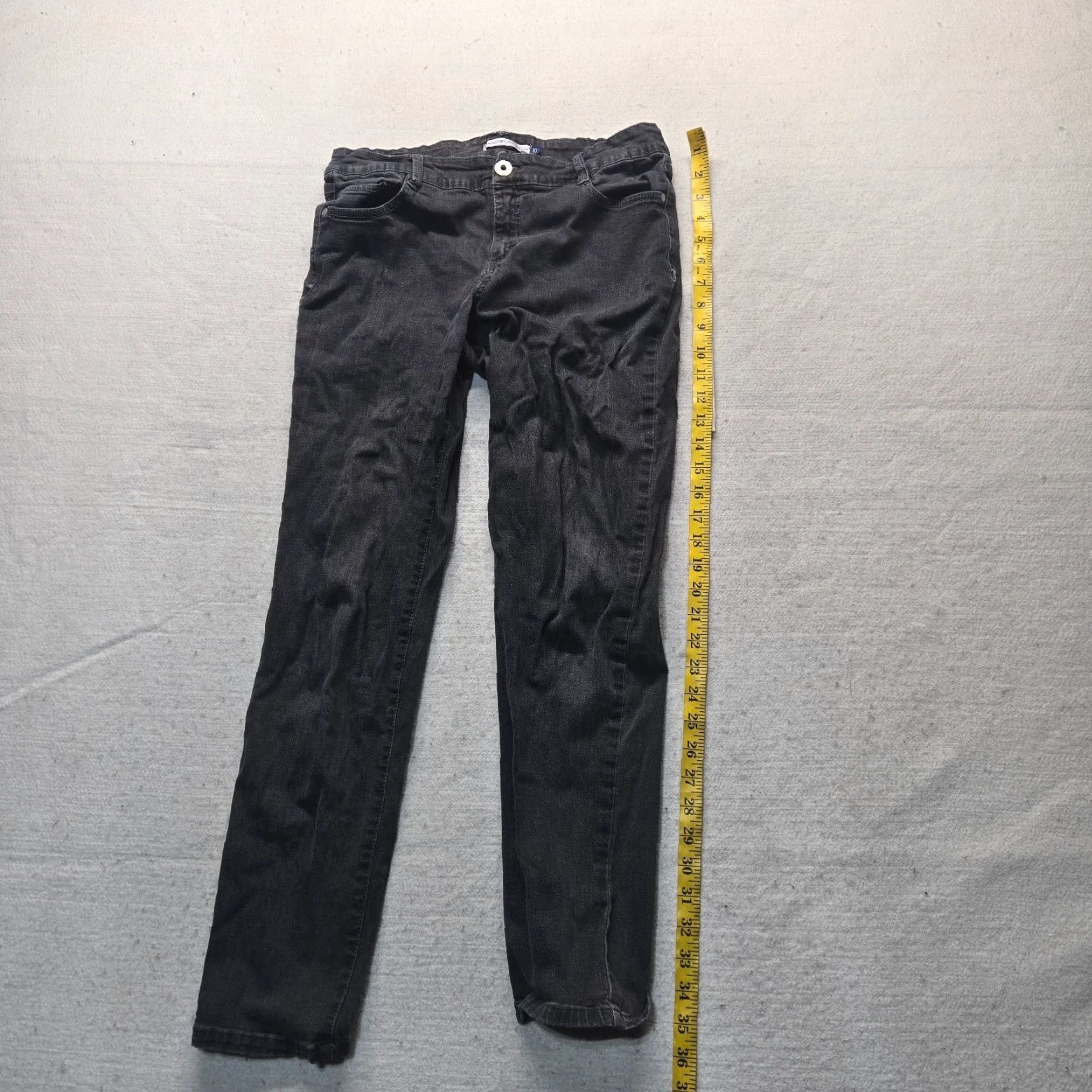 Denime Mandolinoblu Black Jean Denim Pants Adult Women's Size 10 Size 32" / US 10 / IT 46 - 7 Thumbnail
