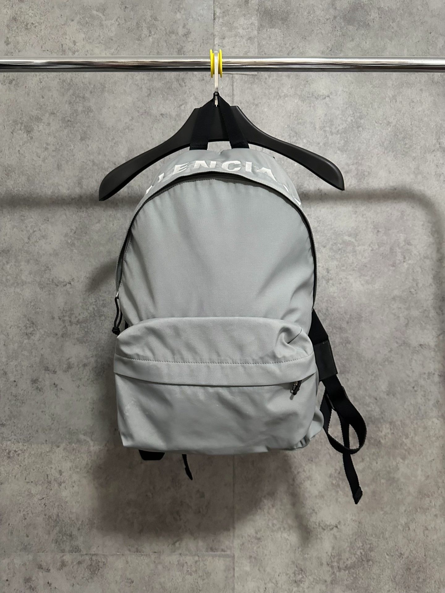 Balenciaga Balenciaga Embroidered Logo Nylon Backpack Size ONE SIZE - 1 Thumbnail