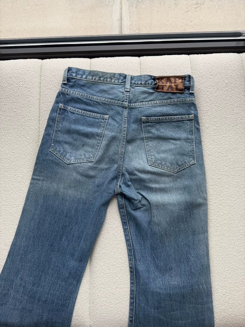 Kapital Blue Denim Flared Casual Trousers for Women-2506 Size US 28 / EU 44 - 7 Thumbnail