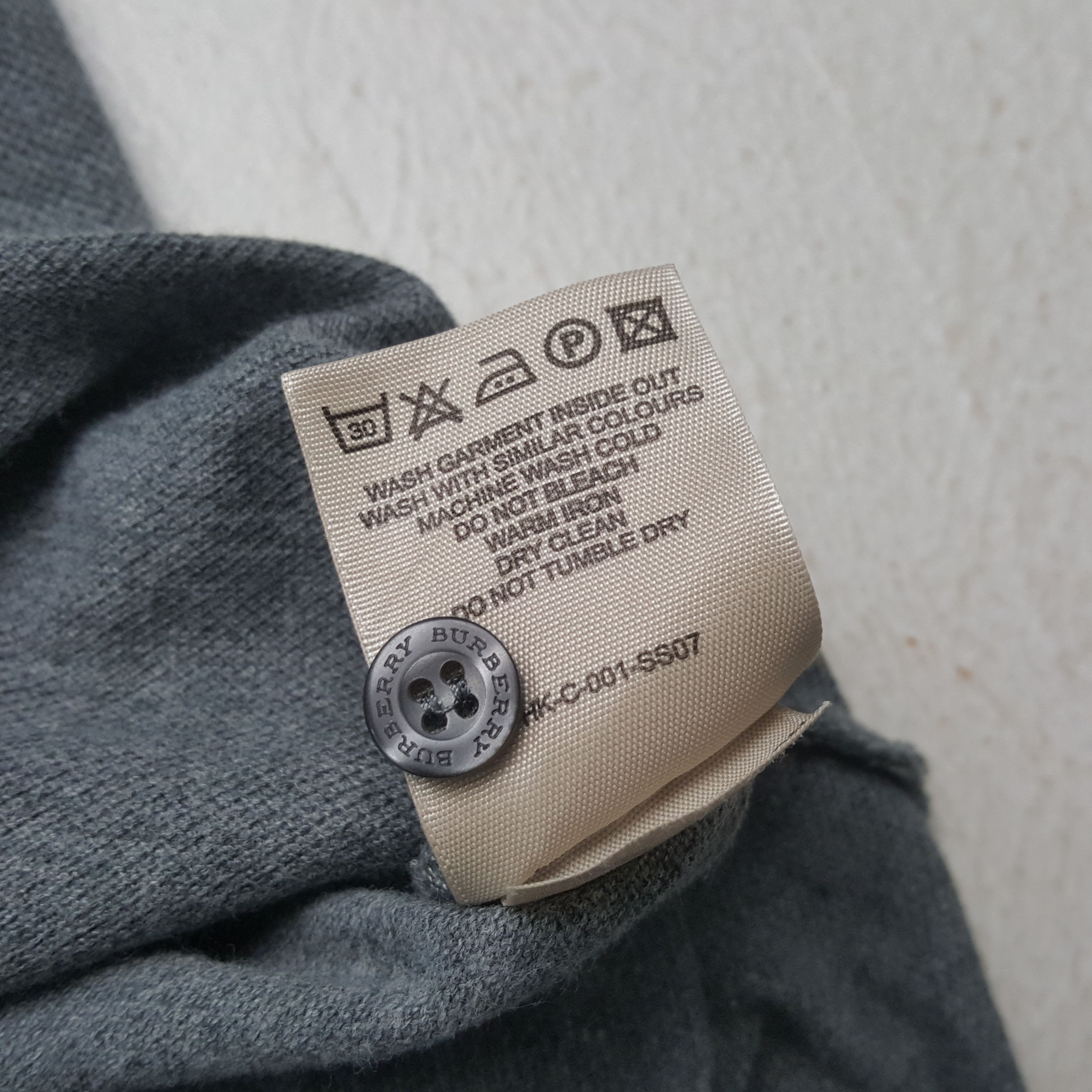 Burberry Vintage Burberry London Fashion Brand Polo Shirt RR5 Size US XL / EU 56 / 4 - 6 Thumbnail