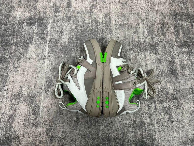 Louis Vuitton Louis Vuitton SKATE grey-green board shoes Size US 6.5 / EU 39-40 - 5 Thumbnail
