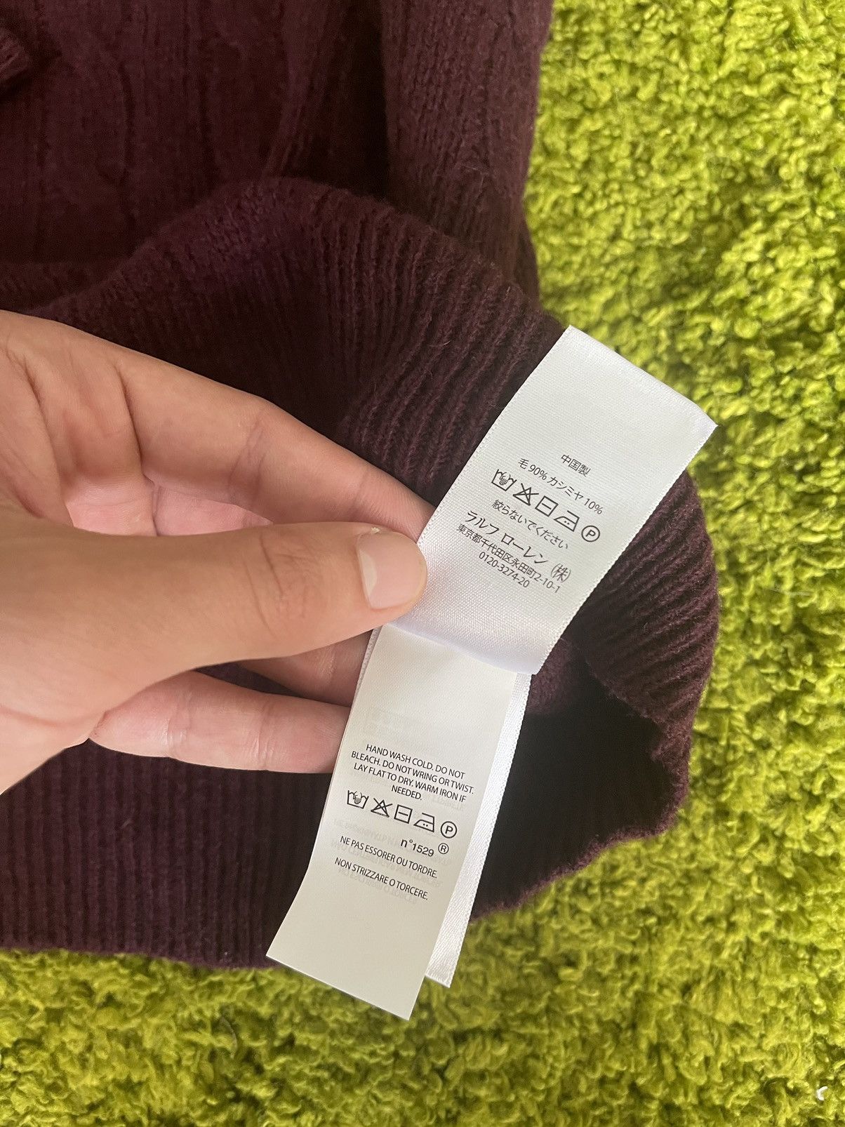Polo Ralph Lauren × Ralph Lauren Polo Ralph Lauren wool + cashmere sweater Size L / US 10 / IT 46 - 7 Thumbnail
