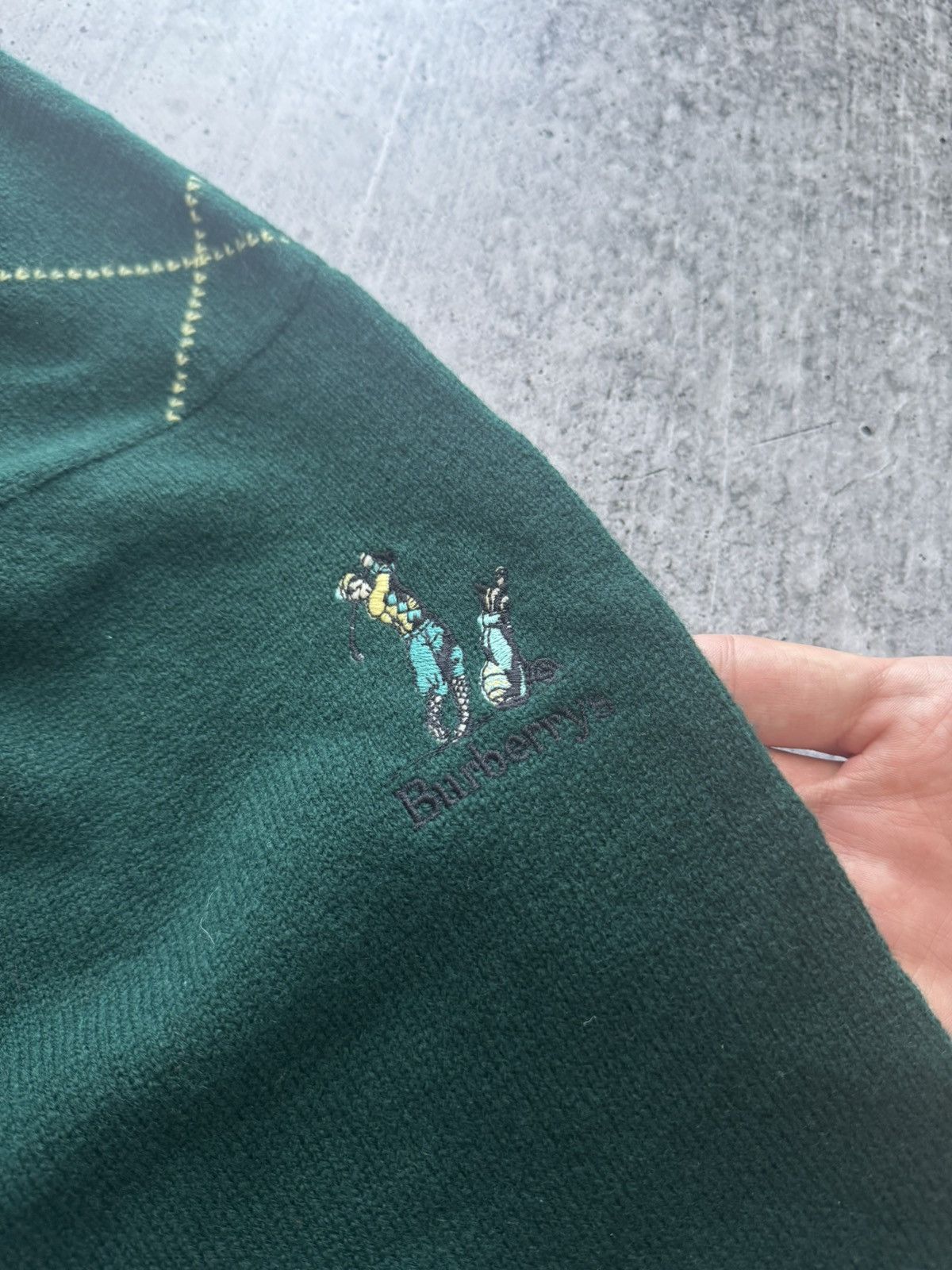 Burberry Burberrys Rare Vintage Sweater Luxury Lambswool knitwear Size US L / EU 52-54 / 3 - 5 Thumbnail