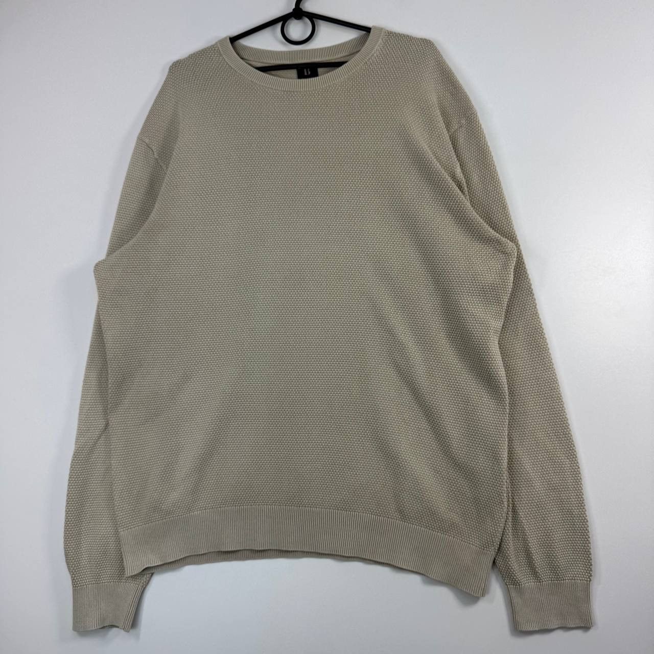 Boggi Boggi Milano Knit Sweater Men Beige Crewneck Size XL Size US XL / EU 56 / 4 - 1 Thumbnail