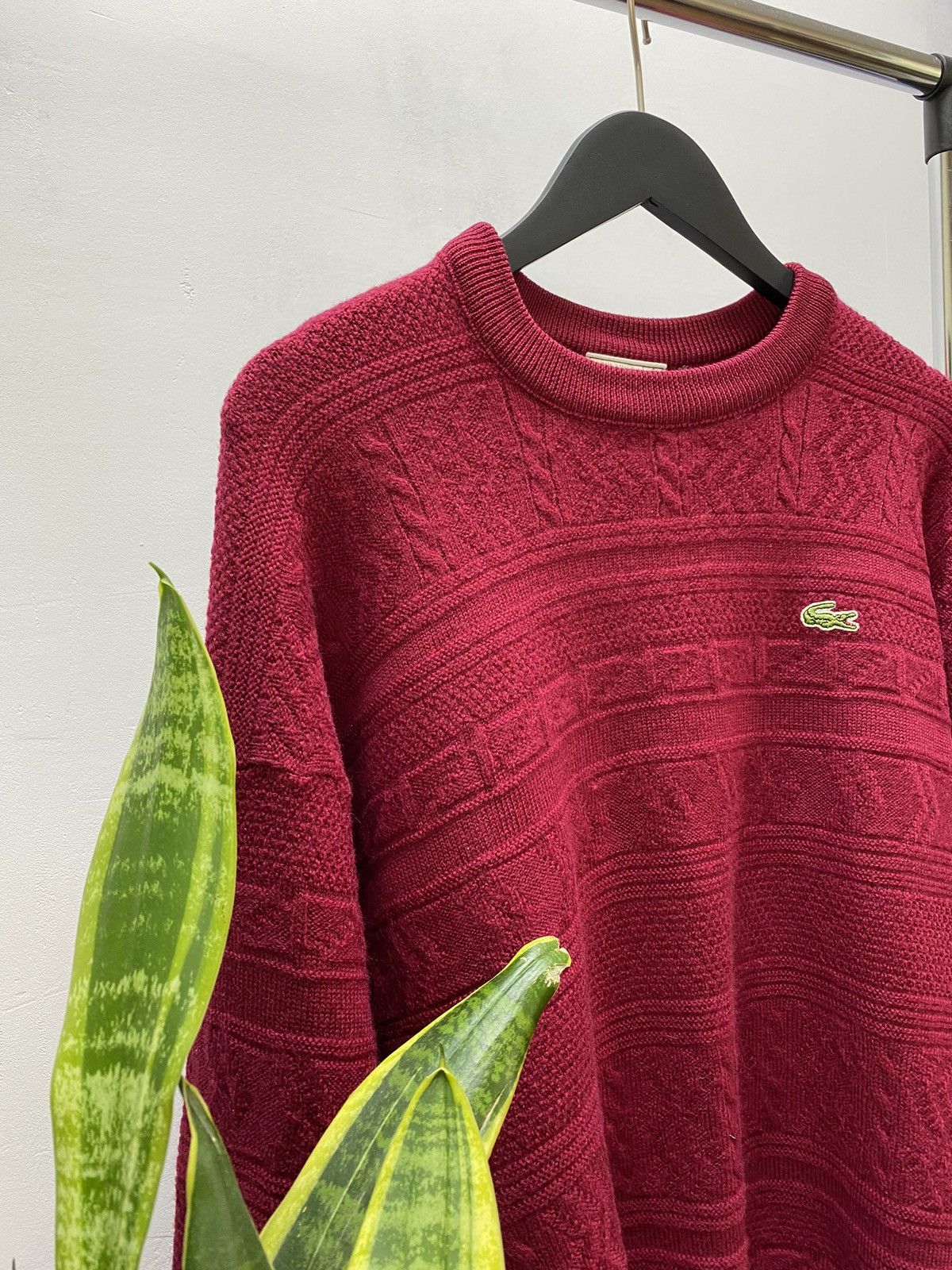 Lacoste × Vintage Chemise Lacoste Vintage Men’s Rare Wool Sweater Size US XL / EU 56 / 4 - 7 Thumbnail
