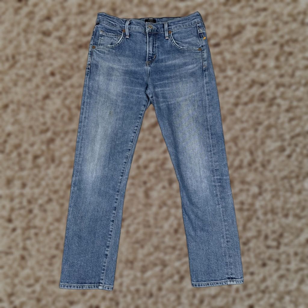 Citizens Of Humanity Citizens Of Humanity Jeans Straight Womens 26 Blue Mid Rise Stretch Denim 26x26 Size 26" / US 2 / IT 38 - 1 Thumbnail