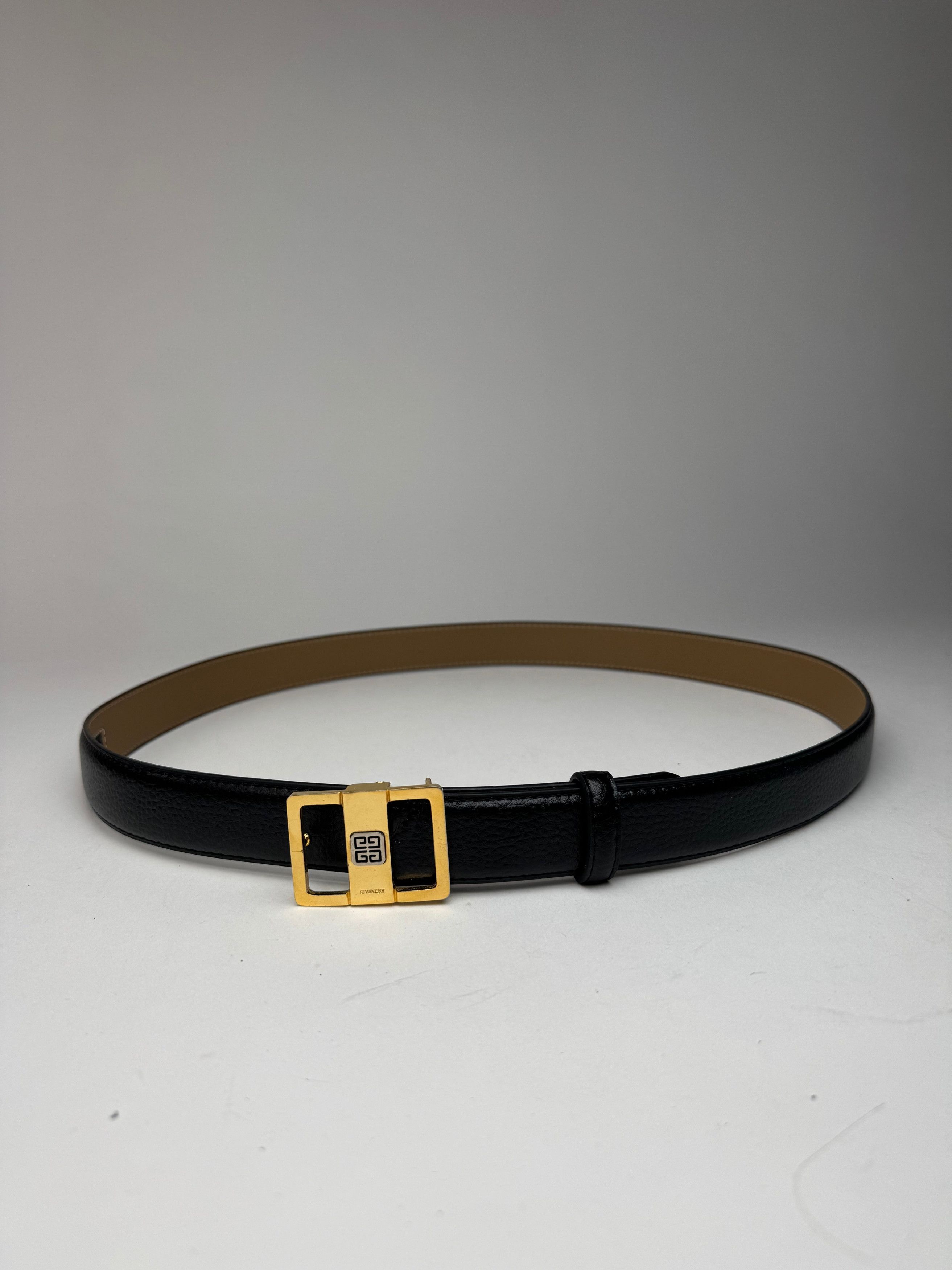 Givenchy Vintage Leather belt black Size ONE SIZE - 1 Thumbnail