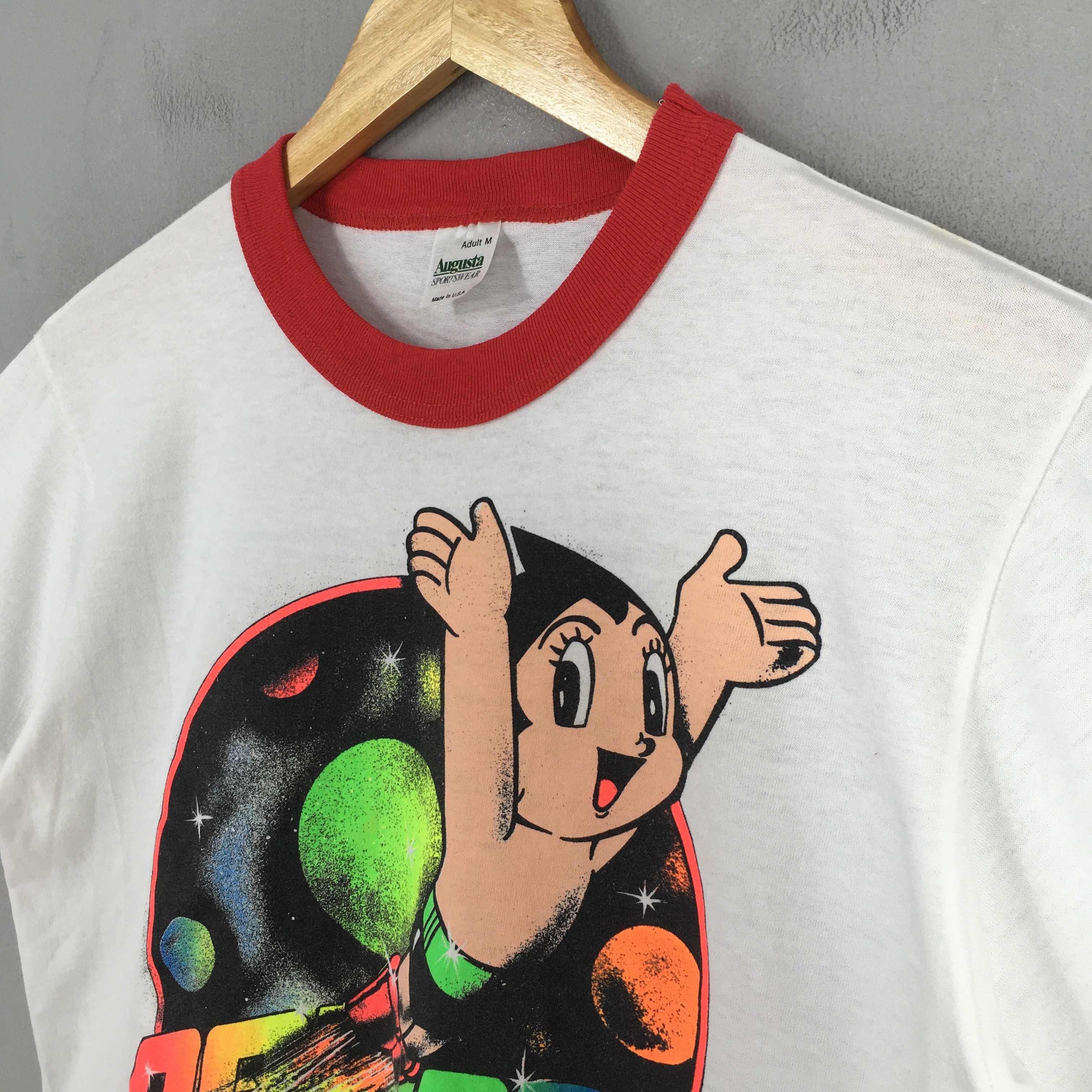 Anime × Japanese Brand × Vintage 1991 Astro Boy Mighty Atom Japanese Anime T shirt Medium Size US M / EU 48-50 / 2 - 3 Thumbnail