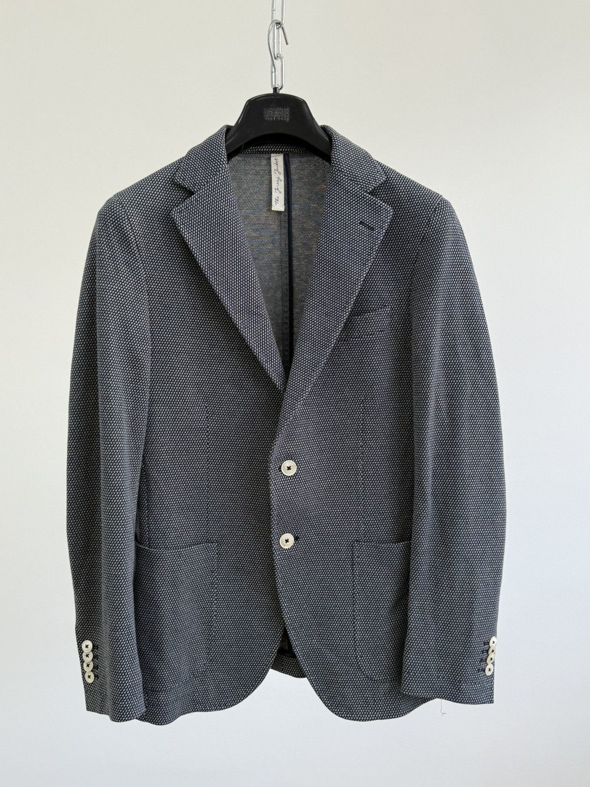 Paoloni Paoloni Jersey Birdeye Blazer Jacket Size 50 Size 40R - 1 Thumbnail