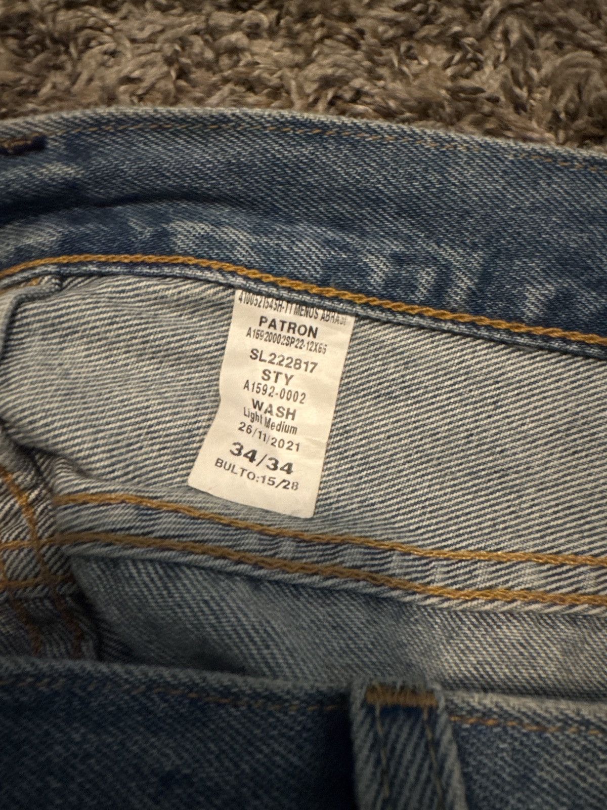 (B).Stroy × DENIM TEARS Denim Tears x Bstroy jeans Size US 34 / EU 50 - 5 Thumbnail
