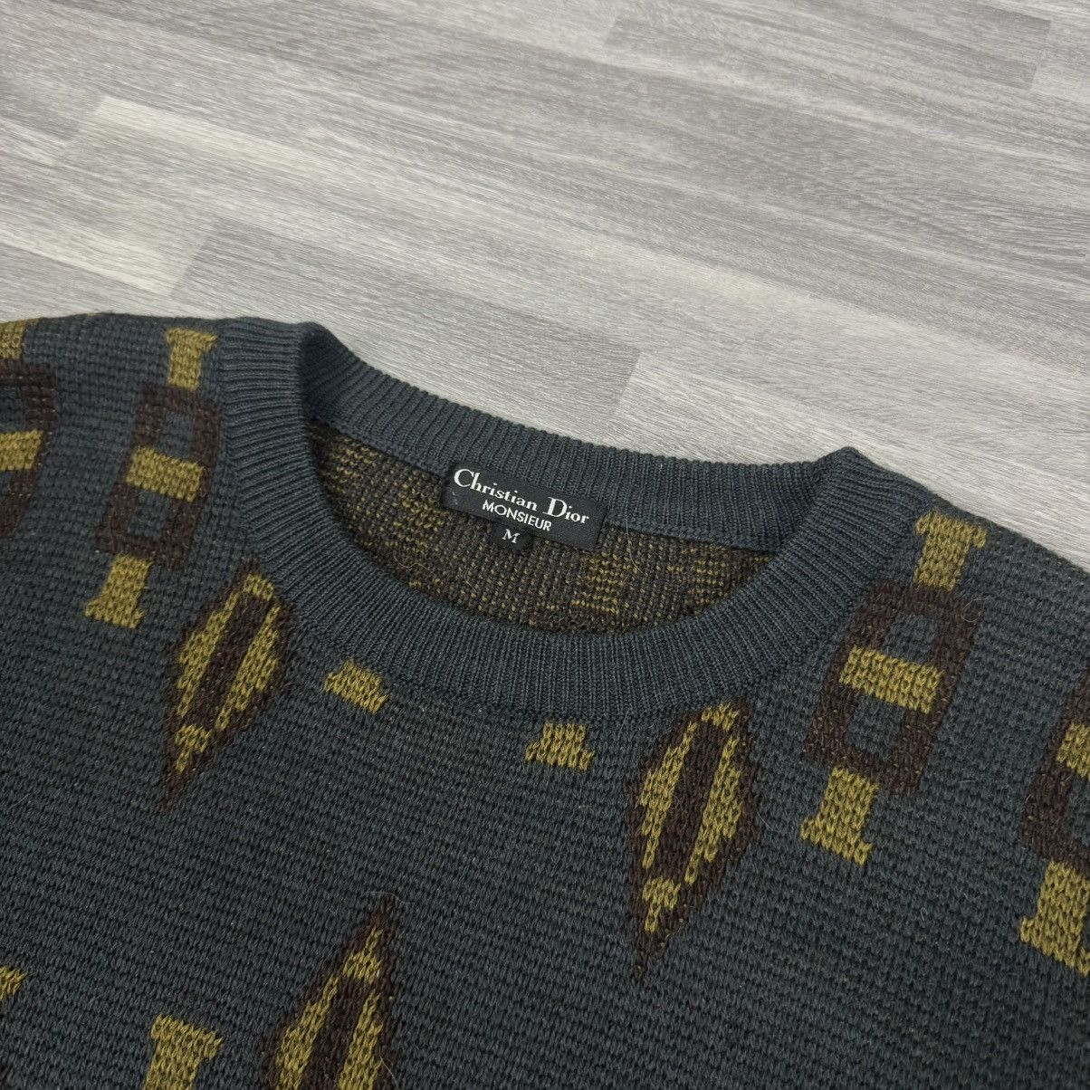 Christian Dior Monsieur 🔥 Vintage Christian Dior Monsieur Knit Sweater Size US L / EU 52-54 / 3 - 2 Thumbnail