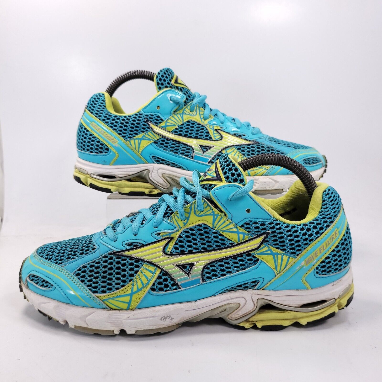 Mizuno Mizuno Wave Elixir 6 Shoe Women Size 9 8KN-14934 Blue Yellow Size US 9 / IT 39 - 5 Thumbnail