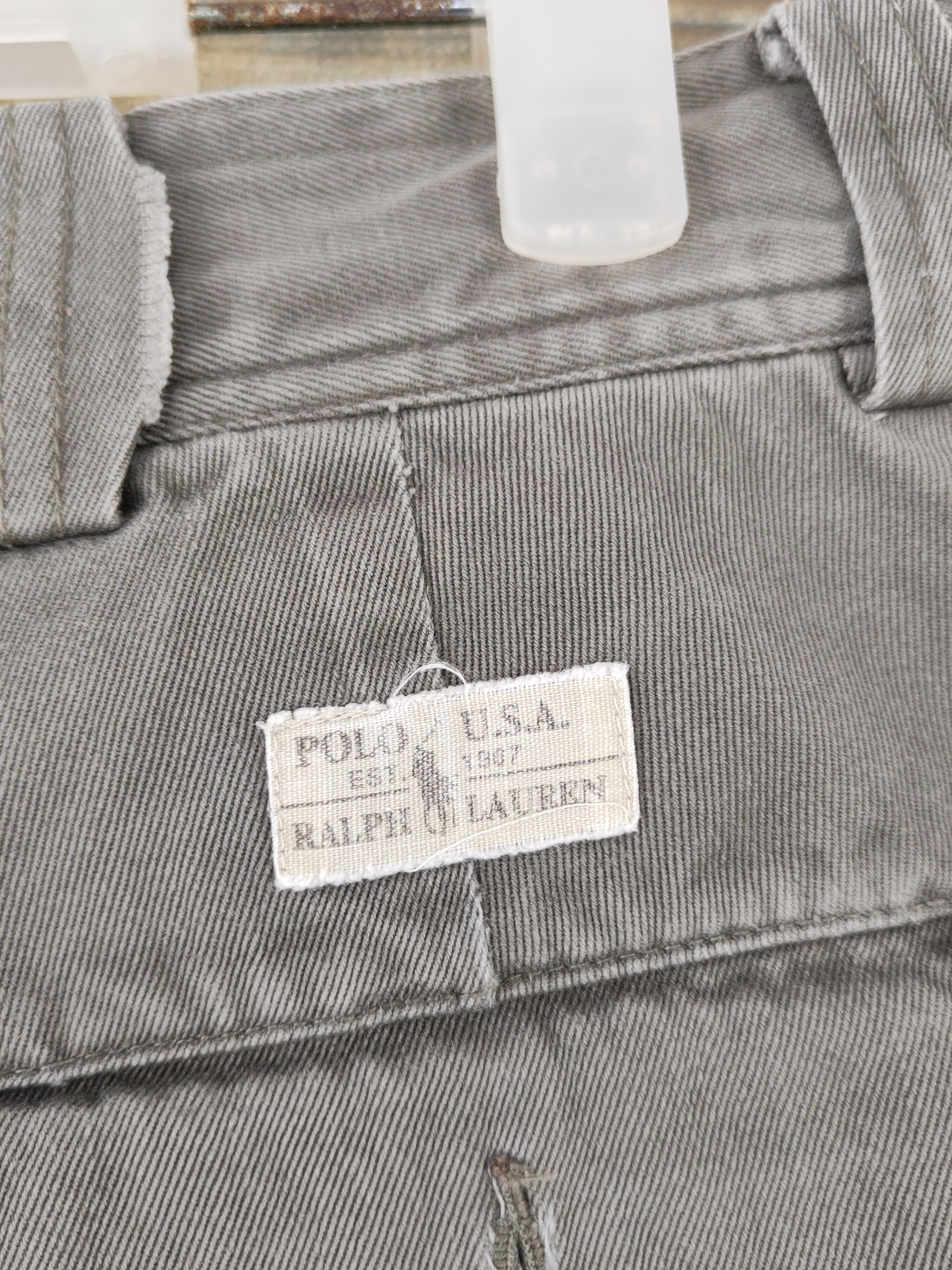 Polo Ralph Lauren Polo by Ralph Lauren Gray Multipocket Cargo Pants #W1578 Size US 32 / EU 48 - 10 Thumbnail