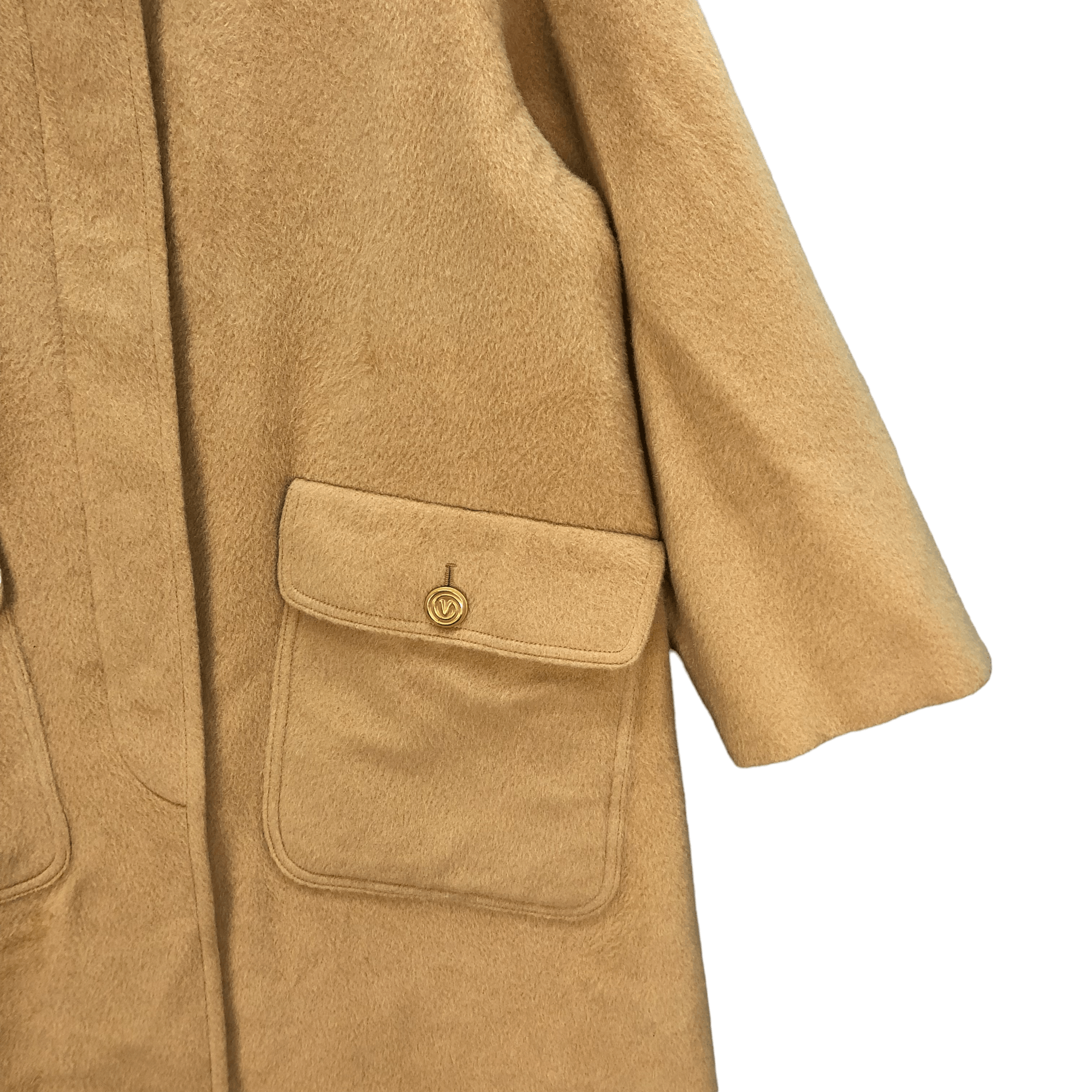 Valentino VALENTINO GARAVANI MISS V MOHAIR WOOL LONG COAT #6849-91 Size S / US 4 / IT 40 - 5 Thumbnail