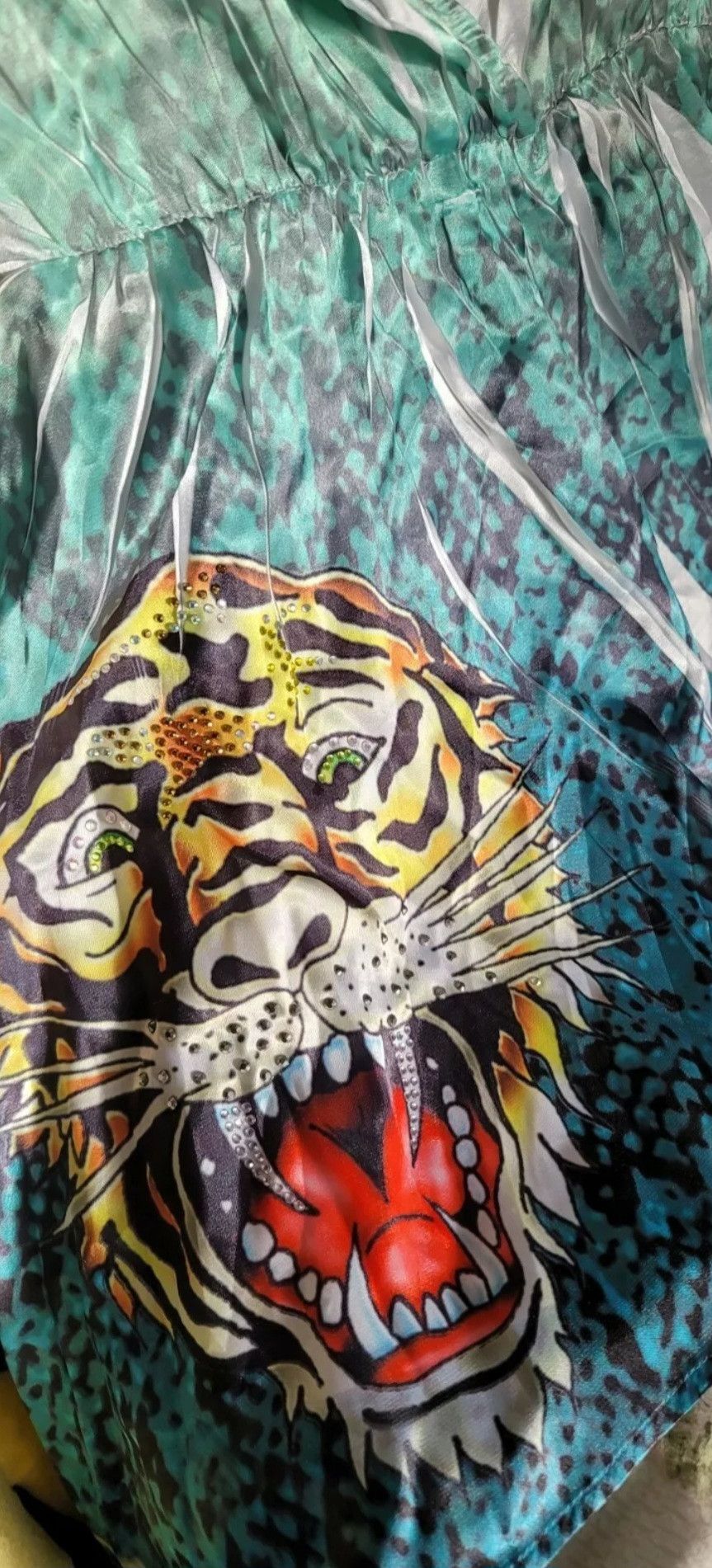 Ed Hardy NWT Ed Hardy by Christian Audigier Tiger Rhinestone Top S Size S / US 4 / IT 40 - 3 Thumbnail