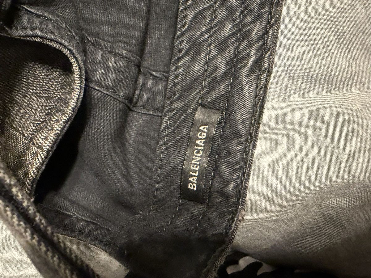 Balenciaga Balenciaga Hat Designer Rare Black Washed Logo Luxury Faded Size ONE SIZE - 5 Thumbnail