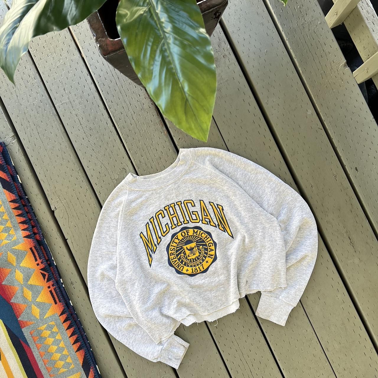 Vintage × Wolverine Vintage Michigan Wolverines Sweatshirts Size US S / EU 44-46 / 1 - 4 Thumbnail