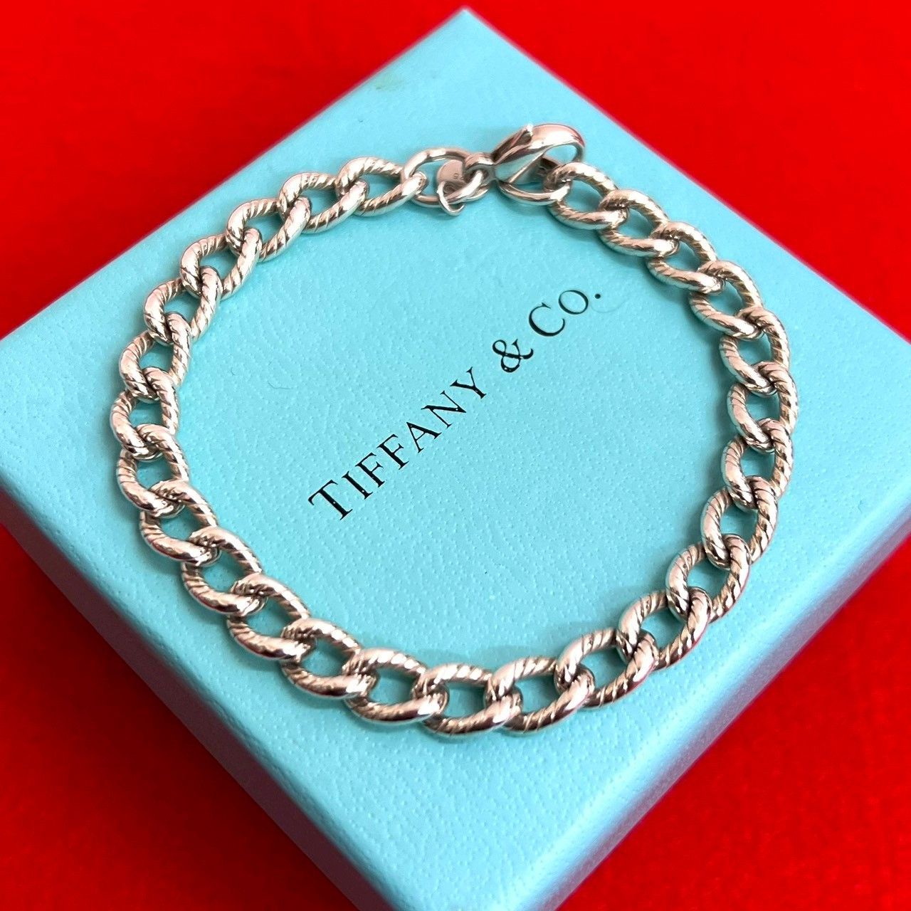 Tiffany & Co. Tiffany Twist Rope Silver 925 Bracelet Precious Metal Bracelet DUTY FREE for USA