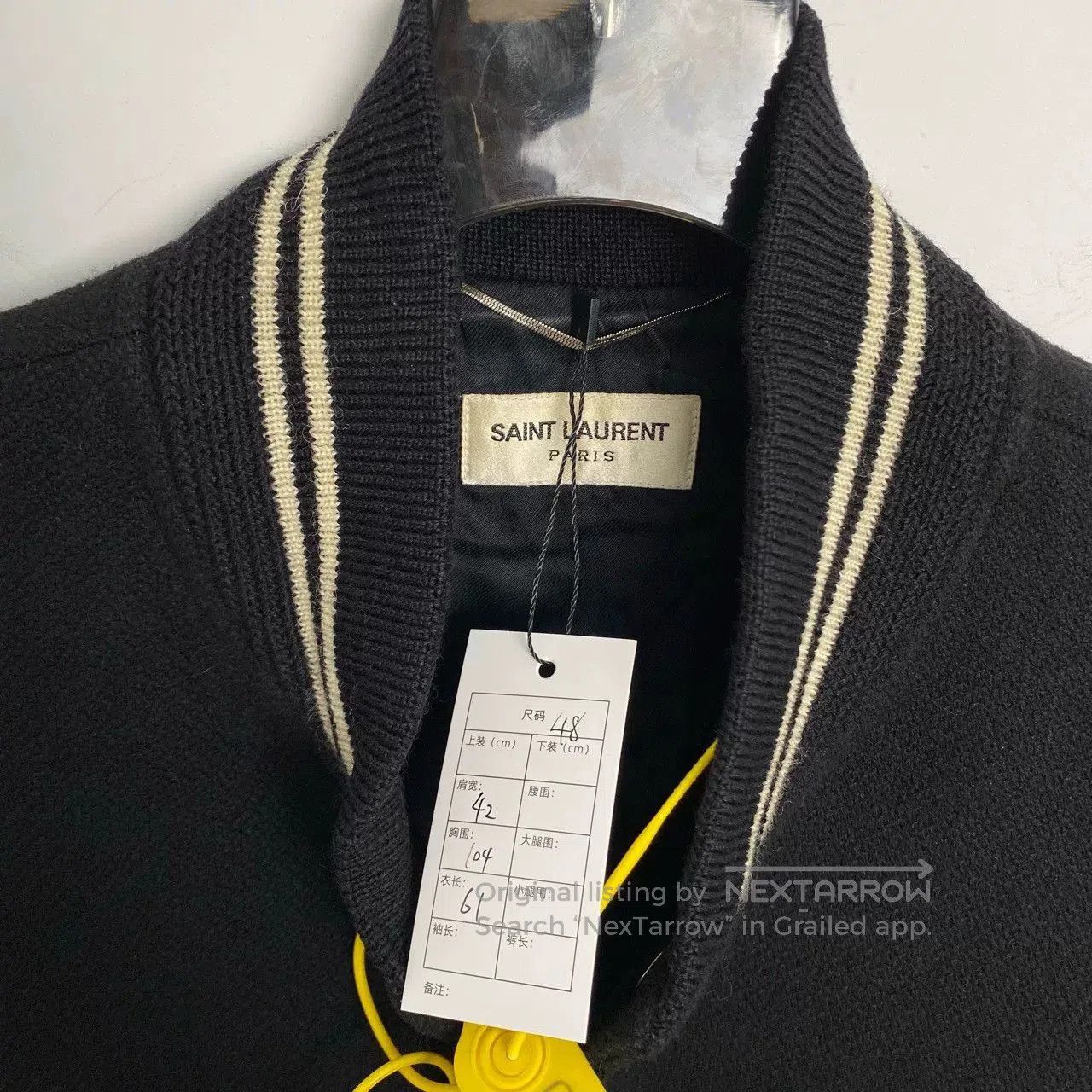 Saint Laurent Paris Saint Laurent Paris Varsity Jacket. Size US M / EU 48-50 / 2 - 2 Thumbnail