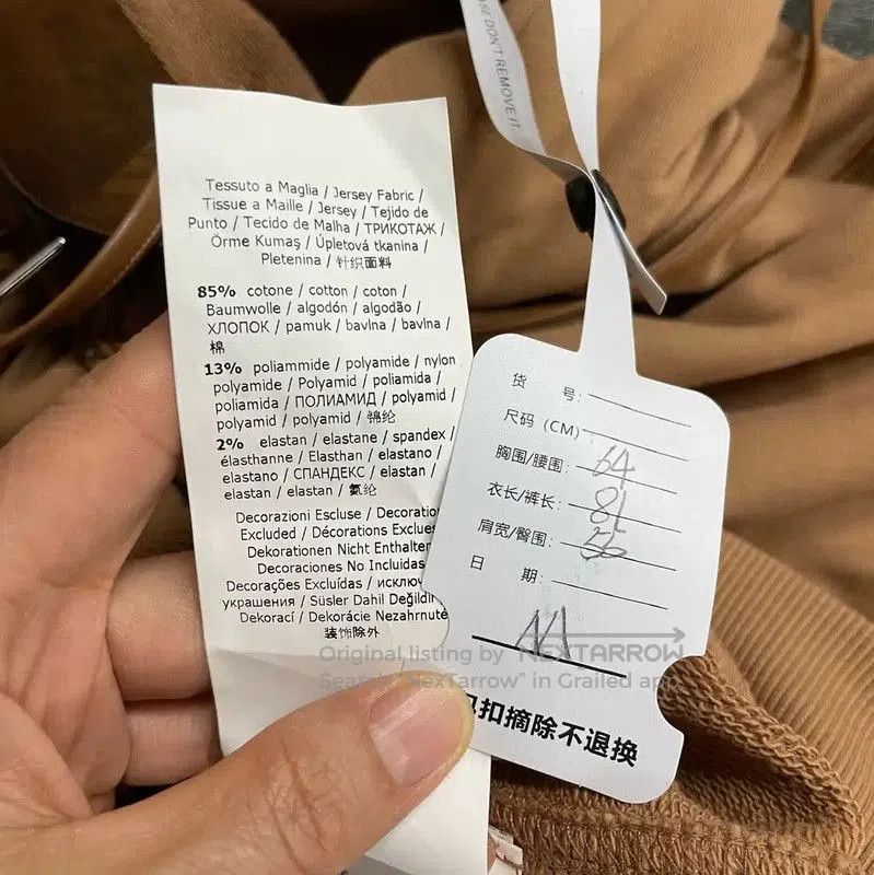 Max Mara MaxMara Brown Cotton Women's Hoodie . Size M / US 6-8 / IT 42-44 - 5 Thumbnail