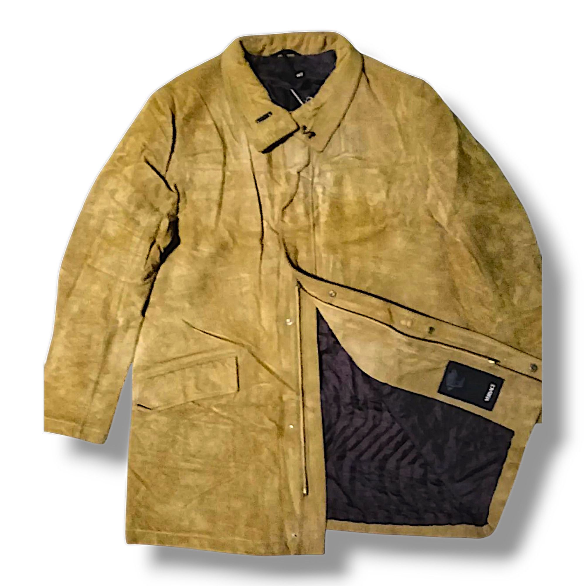 Versace Vintage Versace Trench Coat Suede Leather Sportswear Italy Size US M / EU 48-50 / 2 - 2 Thumbnail