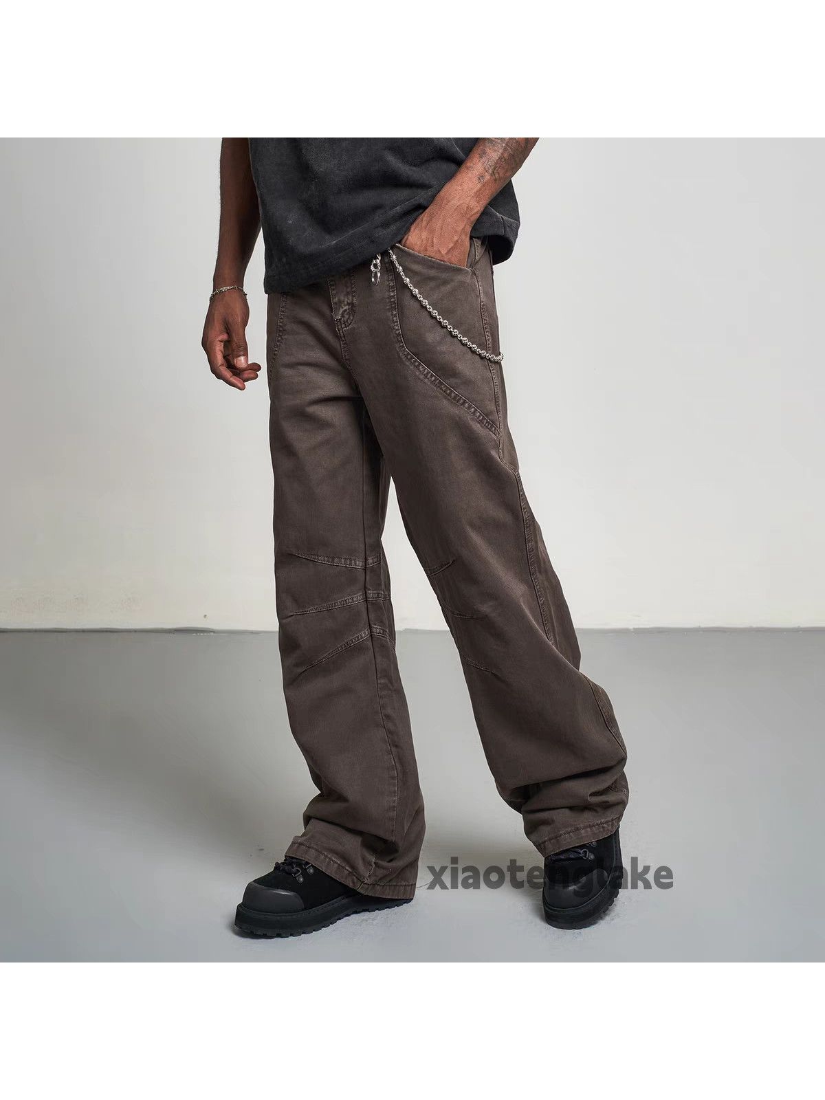 Vintage Unisex outdoor utility loose baggy hiphop cargo pants Size US 32 / EU 48 - 1 Thumbnail