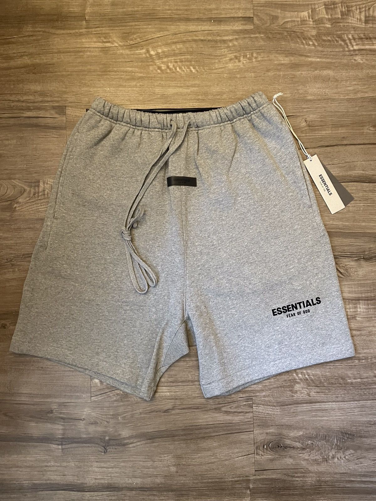 FEAR OF GOD ESSENTIALS SWEATSHORT - “STRING” Size LARGE - BRAND NEW store