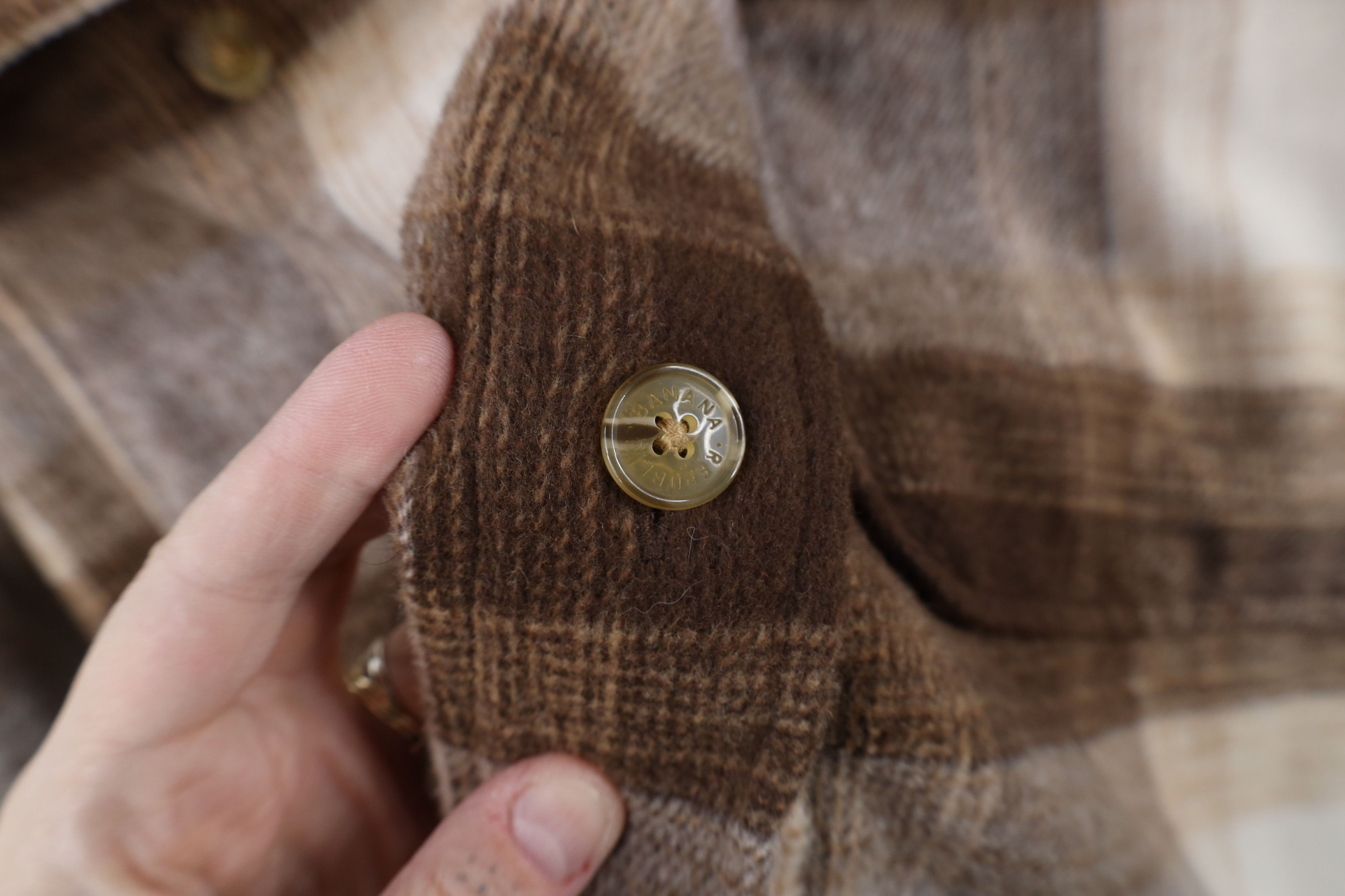 Banana Republic × Vintage Banana Republic Baggy Flannel Button Shirt Jacket Plaid Size L / US 10 / IT 46 - 5 Thumbnail
